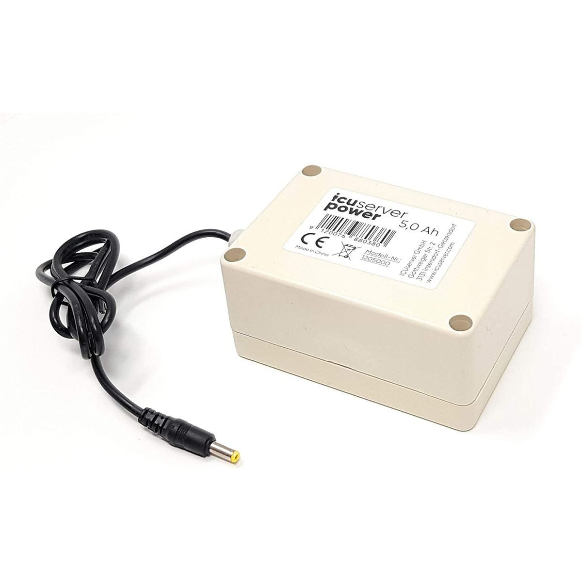 ICUserver Wildkamera ICUServer Externer Super Li-Ion Akku 5000mAh - 3 Monate Laufzeit - Für (PowerPack 12V 5000 mAh – Lithium-Akku für Wildkameras, IP54)