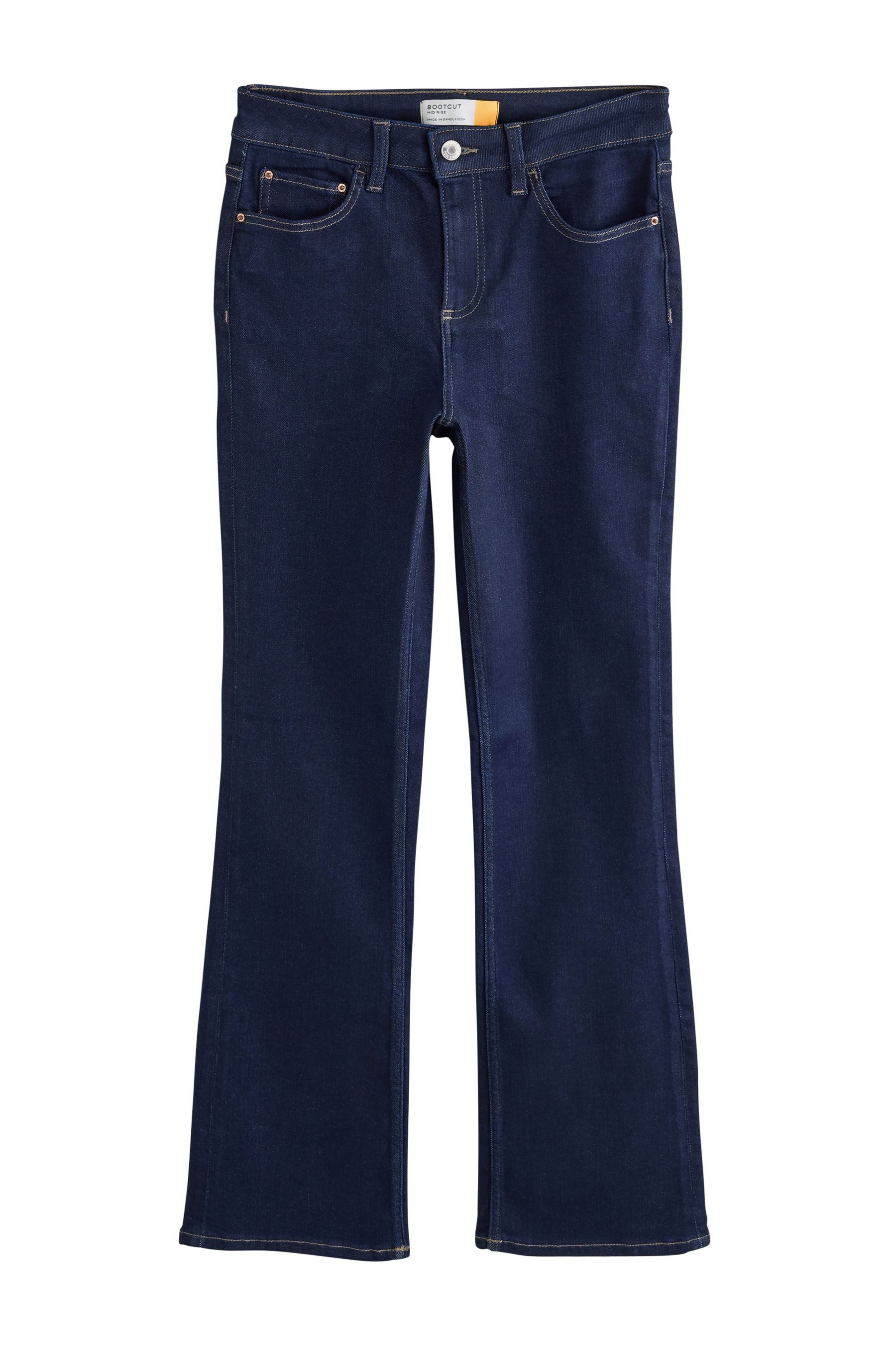 Next Bootcut-Jeans Superweiche Bootcut-Jeans mit Stretch und (1-tlg)