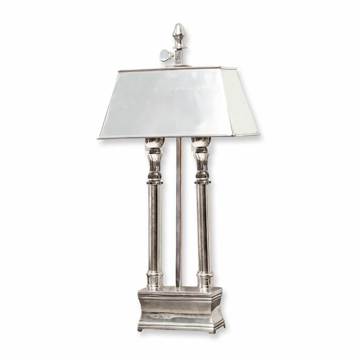 Mirabeau Tischleuchte Tischlampe Pantin silber günstig online kaufen