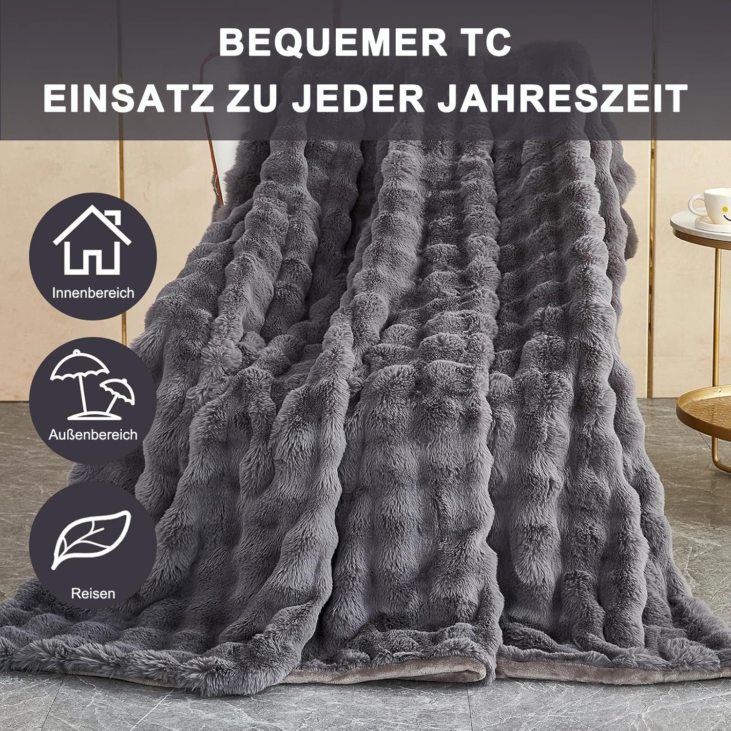 Wohndecke Kuscheldecke Überwurfdecke Decke Sofa Sofaüberwurf Sofadecke Couc günstig online kaufen