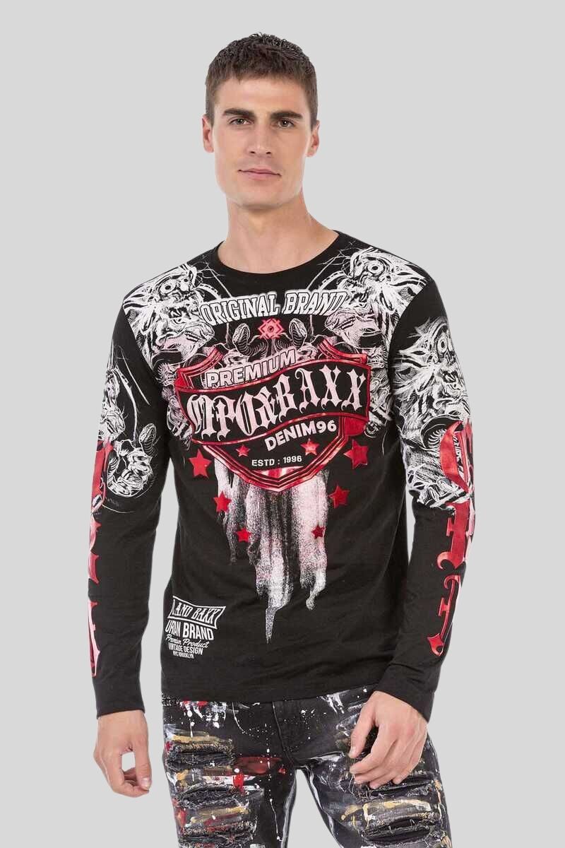 Cipo & Baxx T-Shirt Sweatshirts mit coolem Print günstig online kaufen