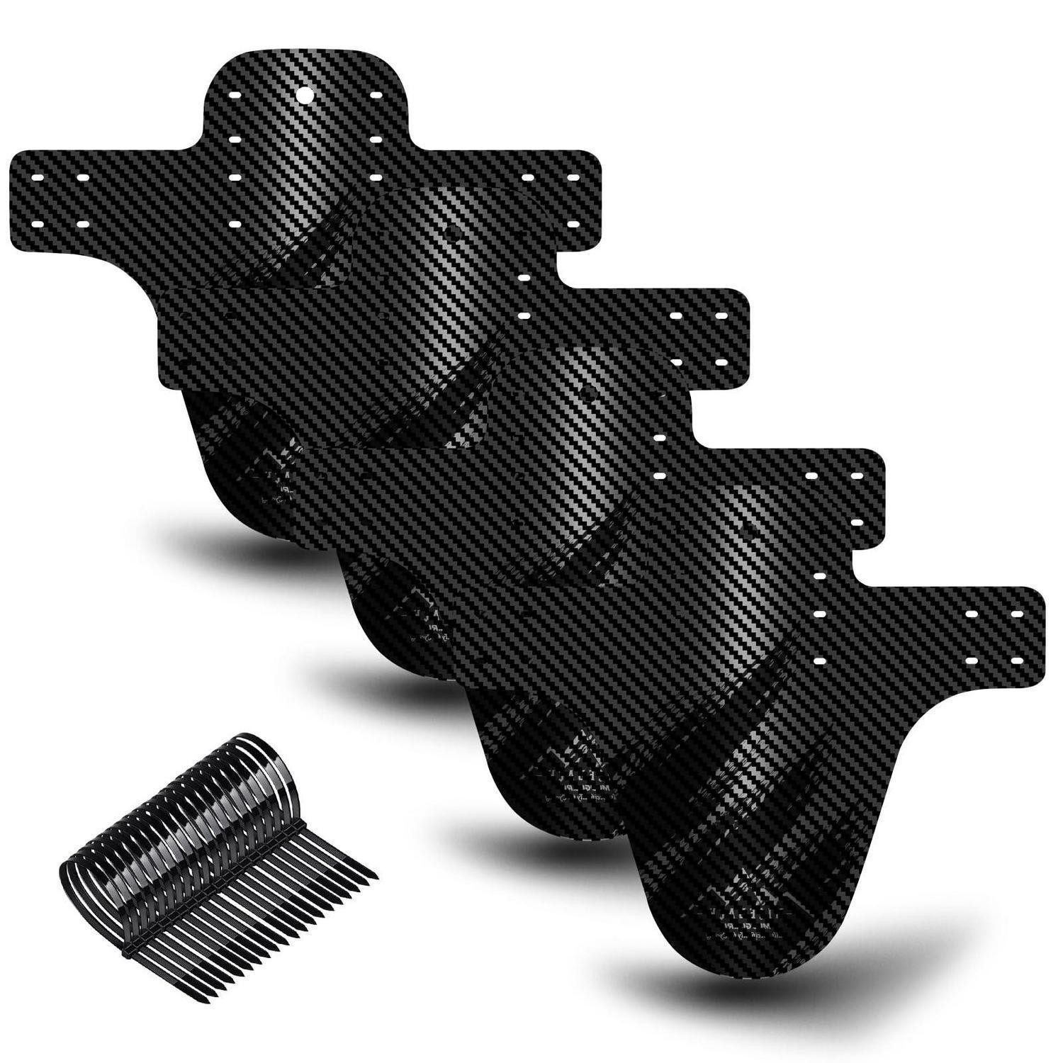 LuxusKollektion Schutzblech Schutzbleche Mountainbike Spritzschutz Mudguard 26 29 Schwarz 4 Stück