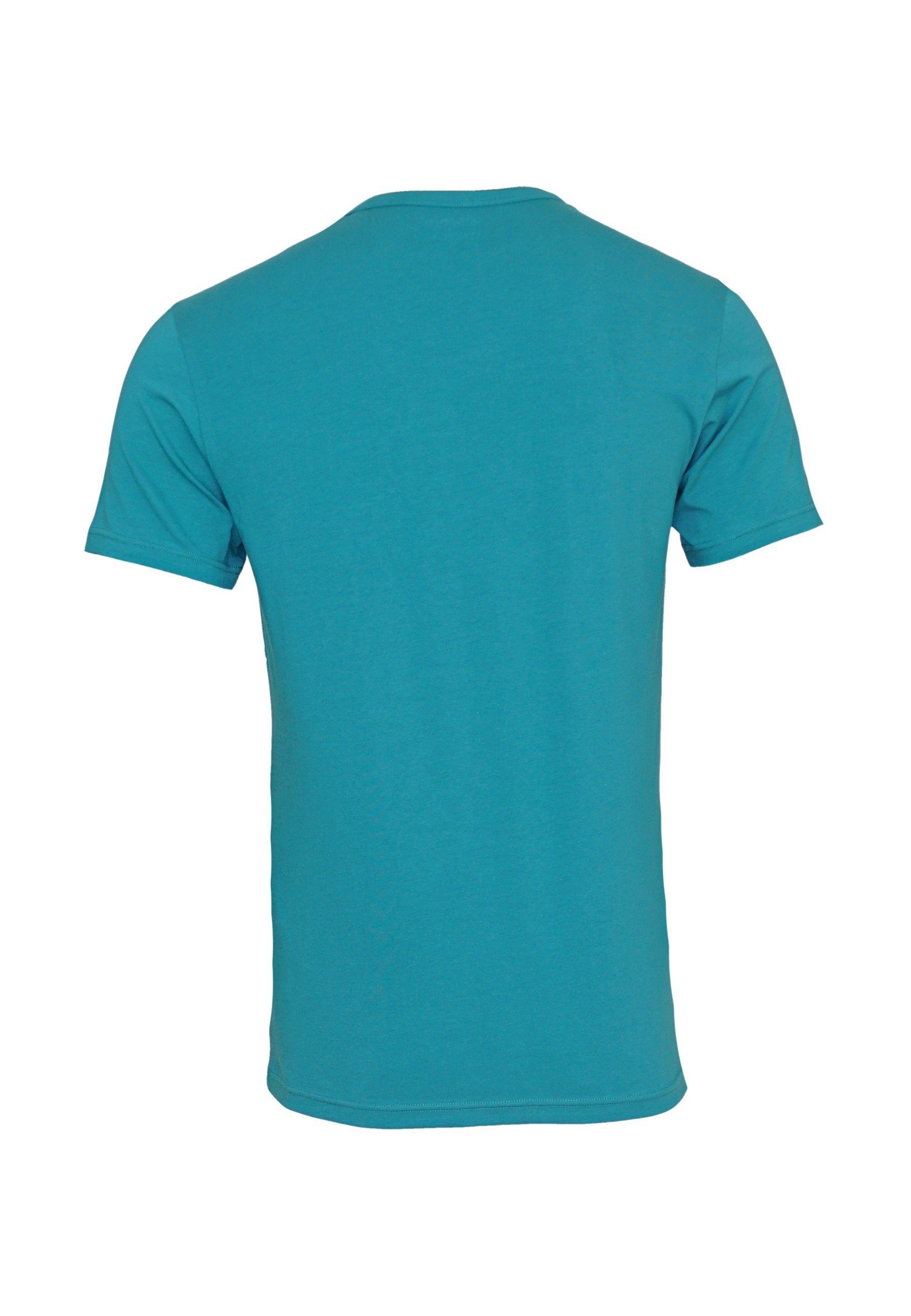 Emporio Armani T-Shirt Shirt Basic-T-Shirts mit V-Ausschnitt und,  Baumwolljersey