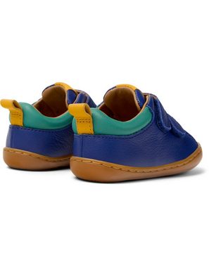 Camper Camper Lauflernschuhe Peu erste Schuhe Kinder Leder Blau Schnürschuh