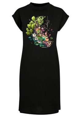 F4NT4STIC Shirtkleid Blüten Baum Kleid Print