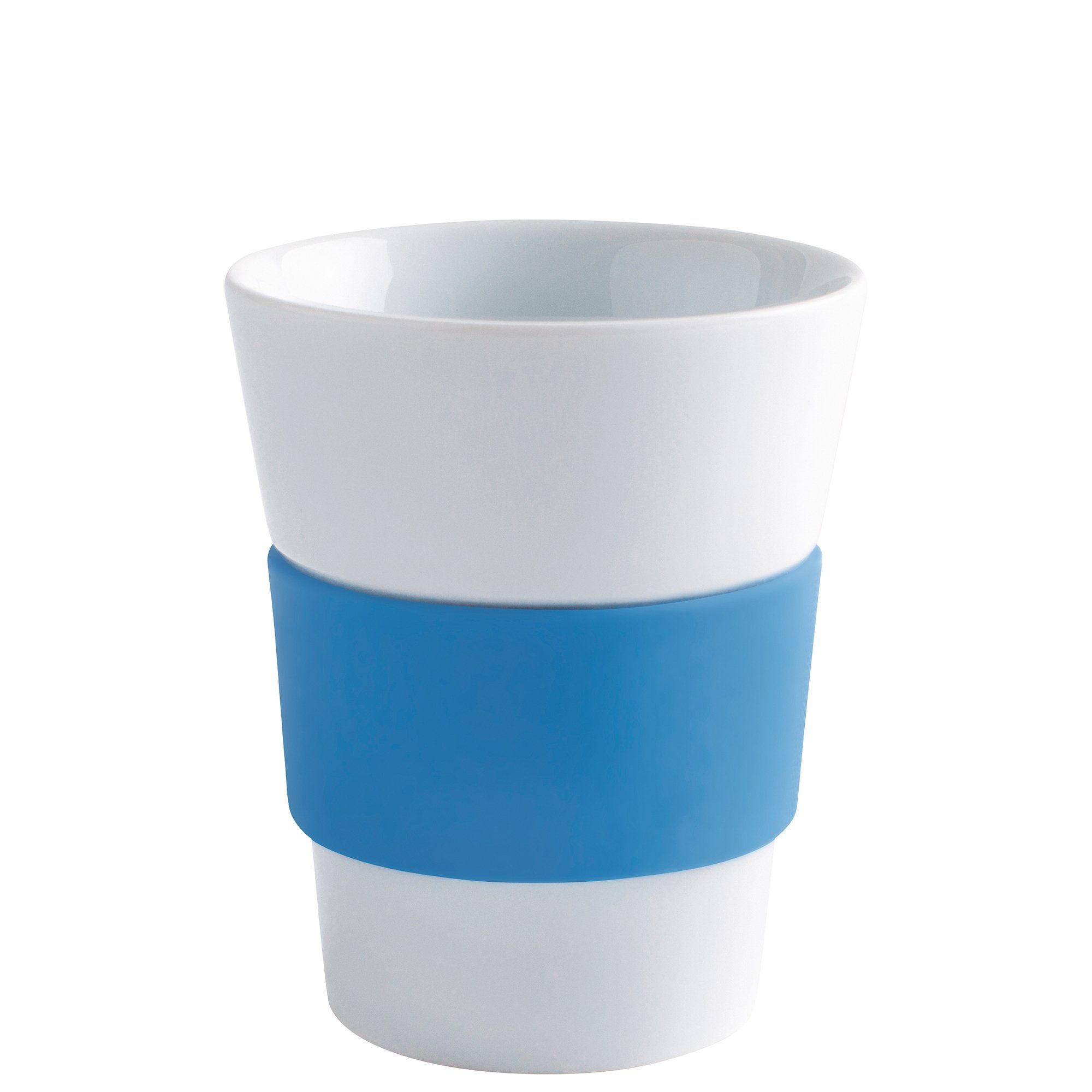 Made sky Trinkdeckel, Cupit + blue Germany Porzellan, Coffee-to-go-Becher in Becher Kahla