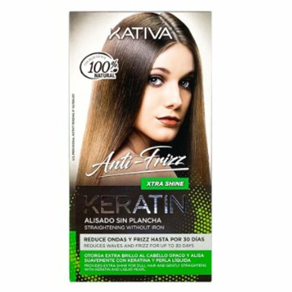 Kativa Haarpflege-Set Keratin Anti-Frizz Straightening Extra Shine