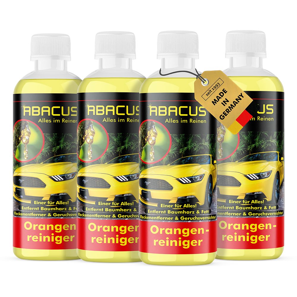 Allzweckreiniger Fettlöser Extrem Orange (Super Fettlöser, [- Orangenreiniger ABACUS Reiniger Kraftvoll) Fleckenentferner Geruchsvernichter