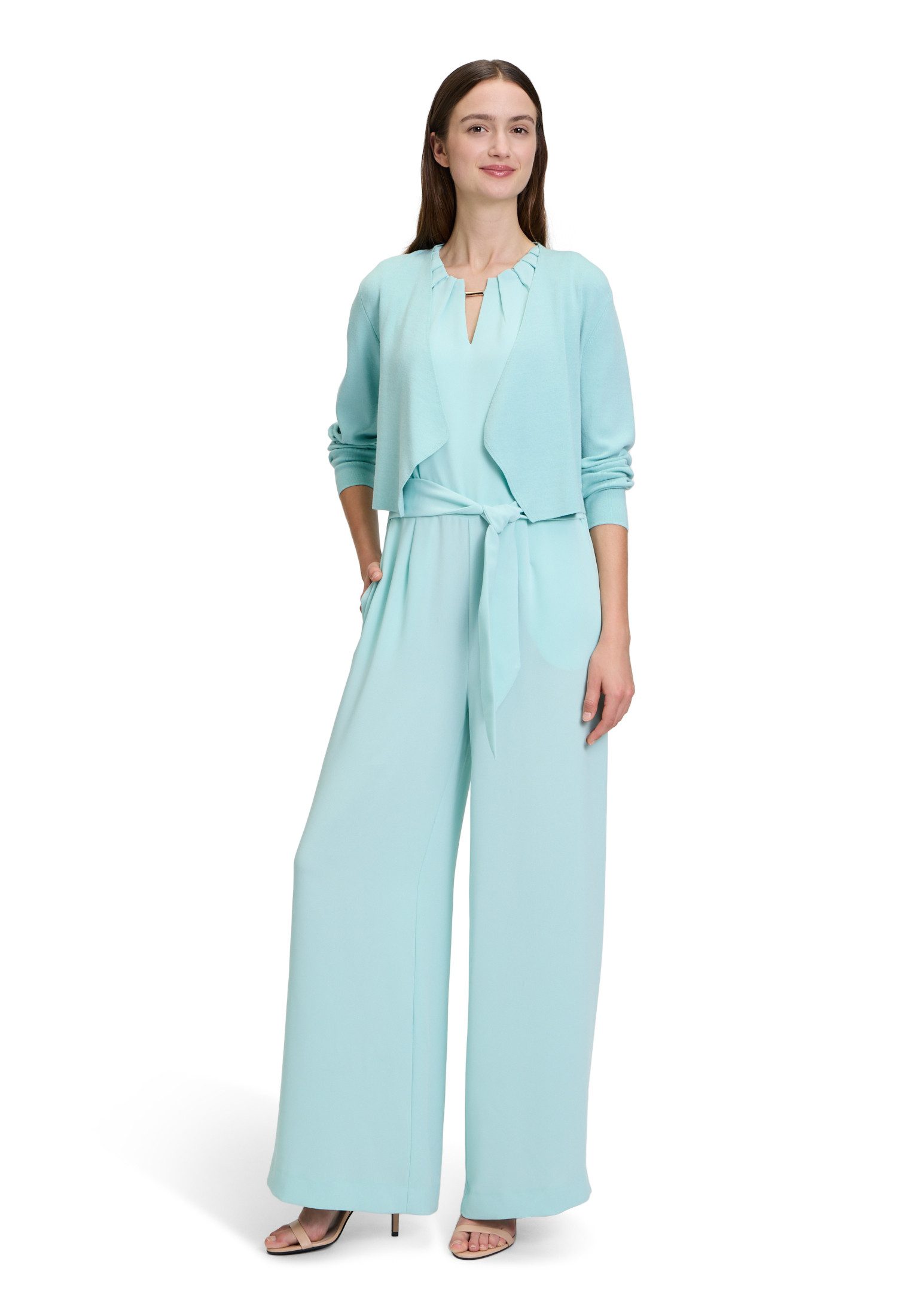 Betty&Co Overall Damen ohne Arm (1-tlg) Falten