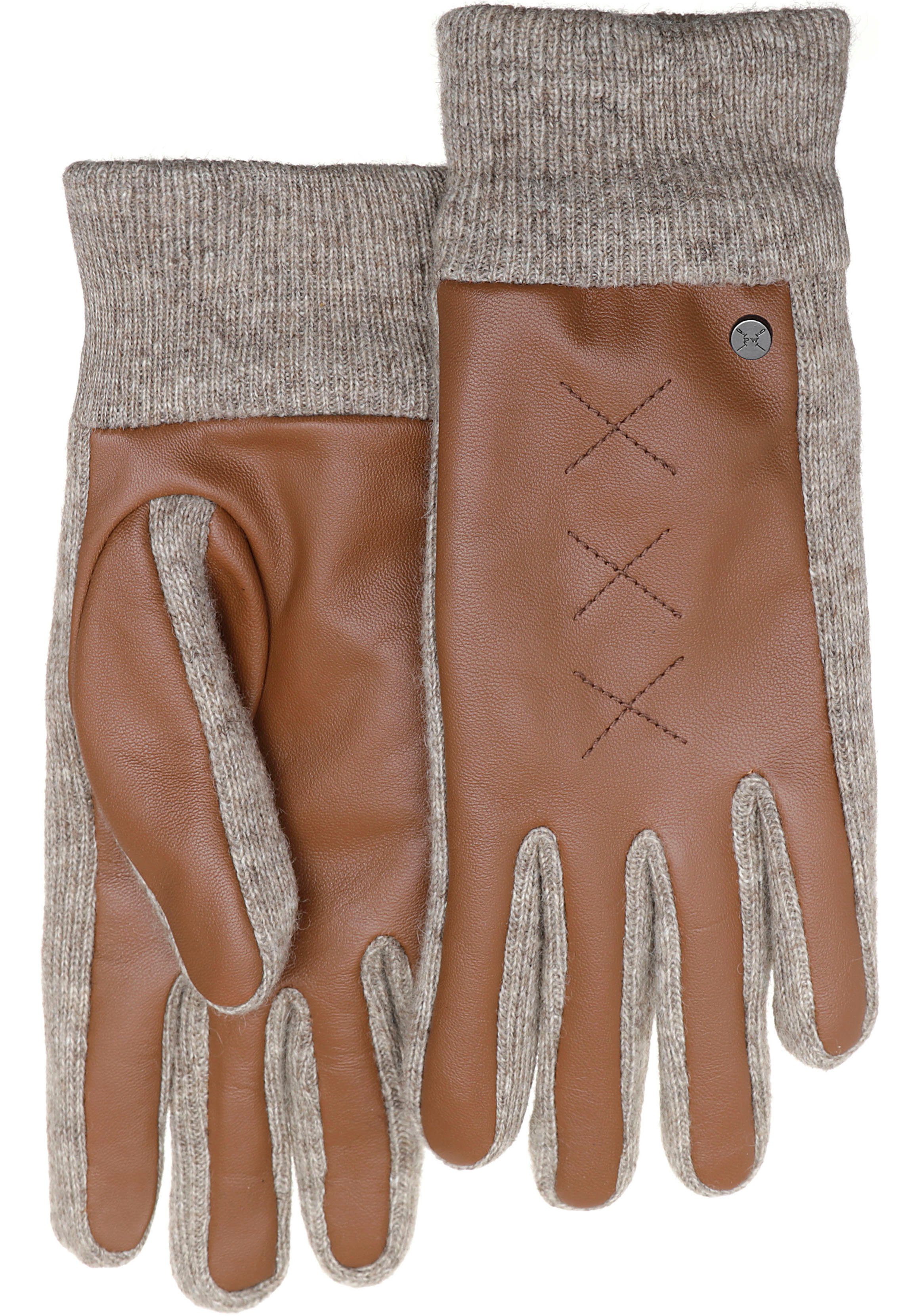 PEARLWOOD Lederhandschuhe Smilla Original PEARLWOOD Edelstahlniete günstig online kaufen