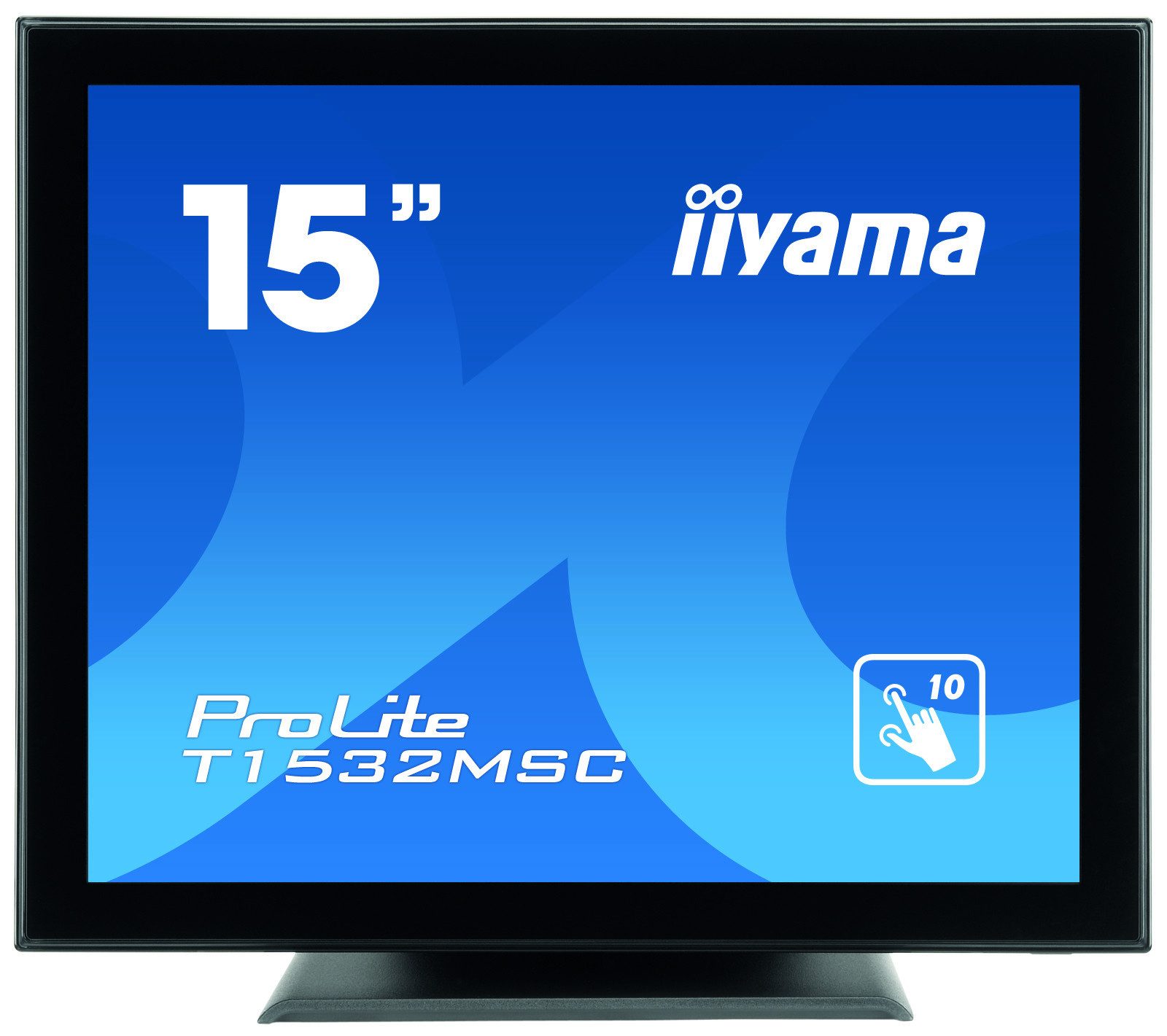 Iiyama 38.1cm (15) T1532MSC-B5AG 4:3 M-Touch HDMI+DP+USB TFT-Monitor (1024 x 768 px, 8 ms Reaktionszeit, Touchscreen)