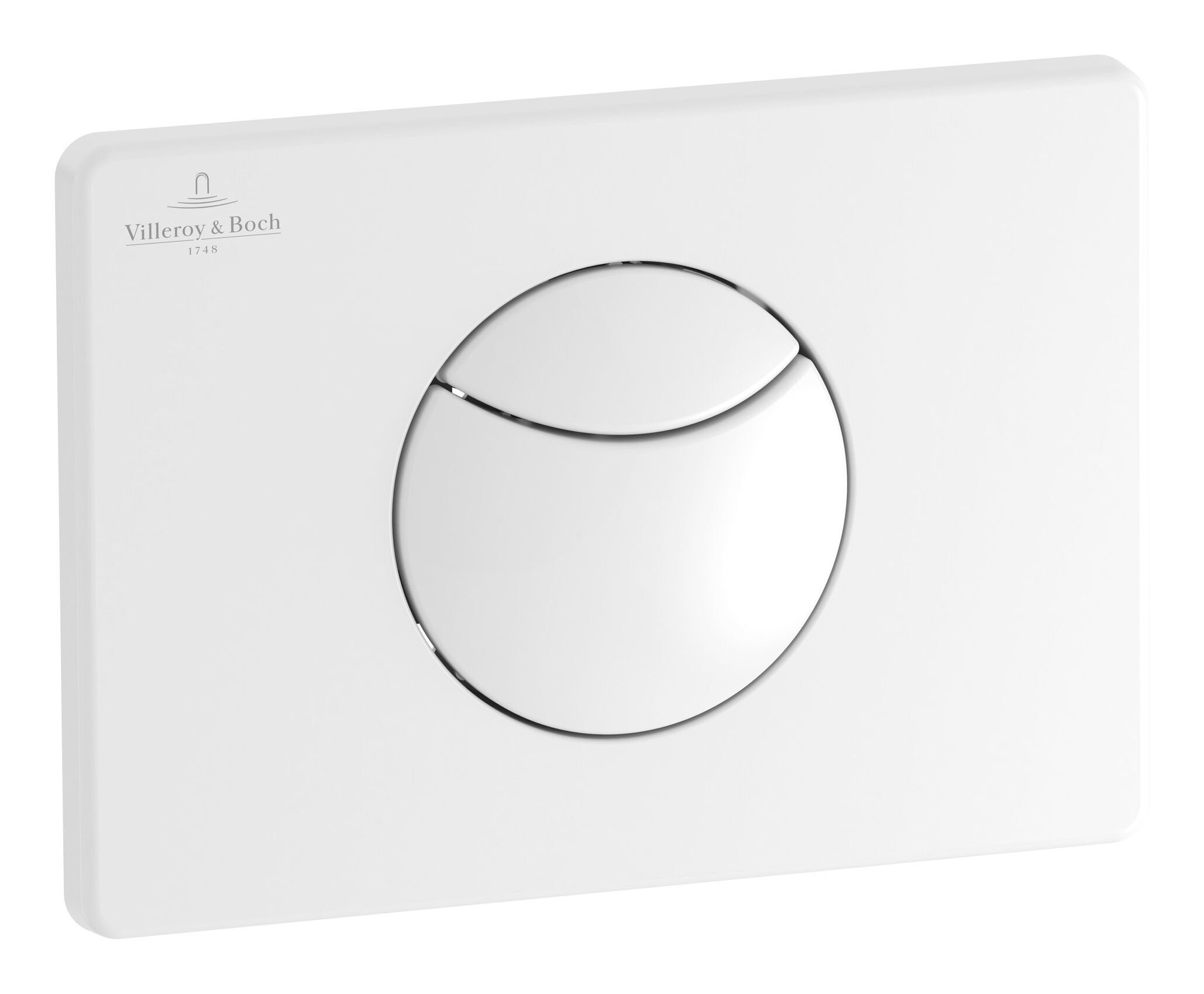 Villeroy & Boch Betätigungsplatte ViConnect Installationssysteme, WC 2-Mengen-Spülung 169 x 223 x 64 mm - Weiß