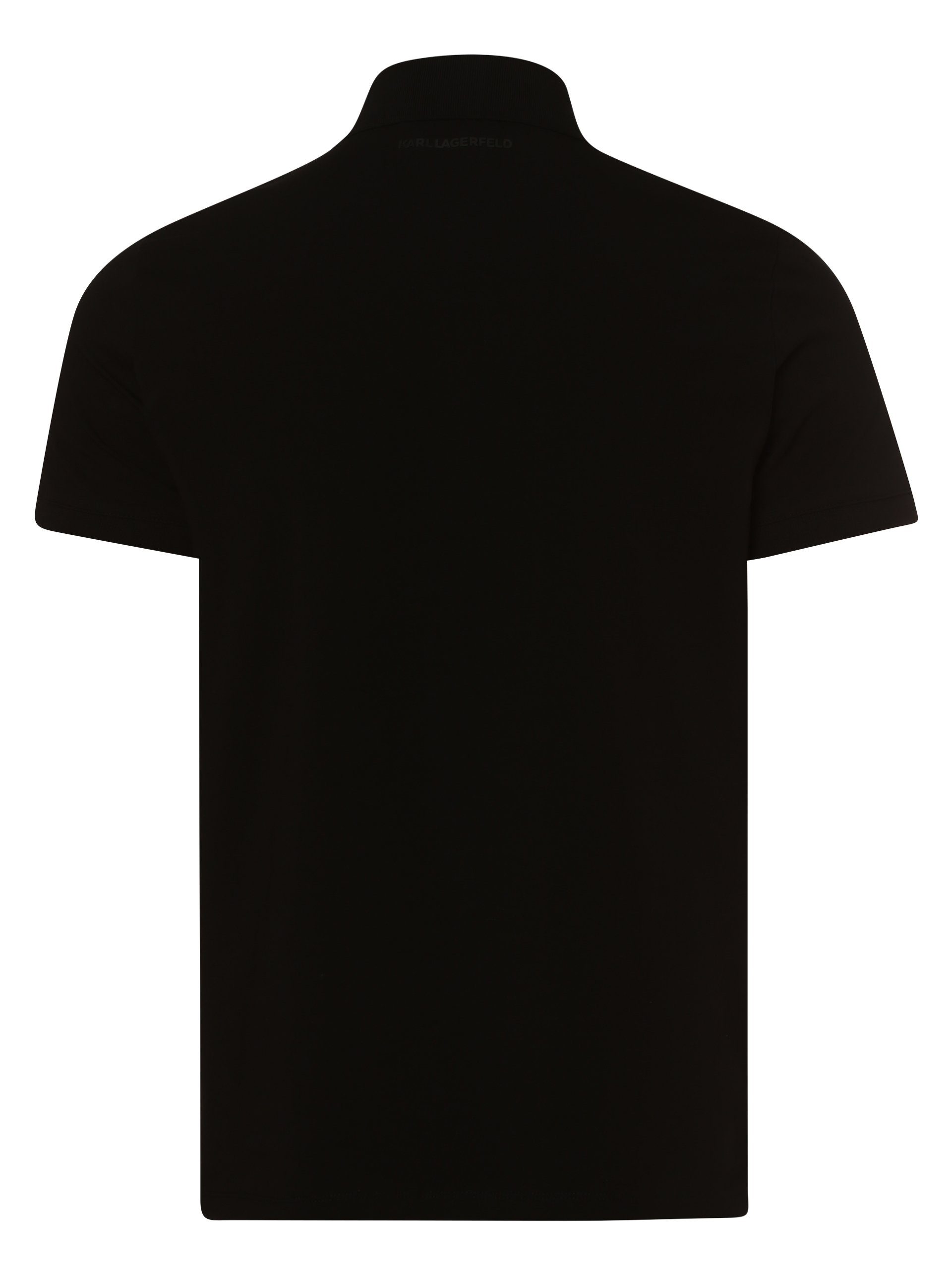 KARL LAGERFELD schwarz Poloshirt