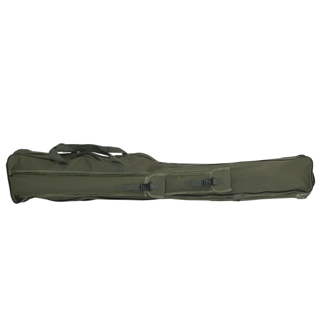 vidaXL Angelrutentasche Angelrutentasche Dunkelgrün 150 cm Oxford-Gewebe