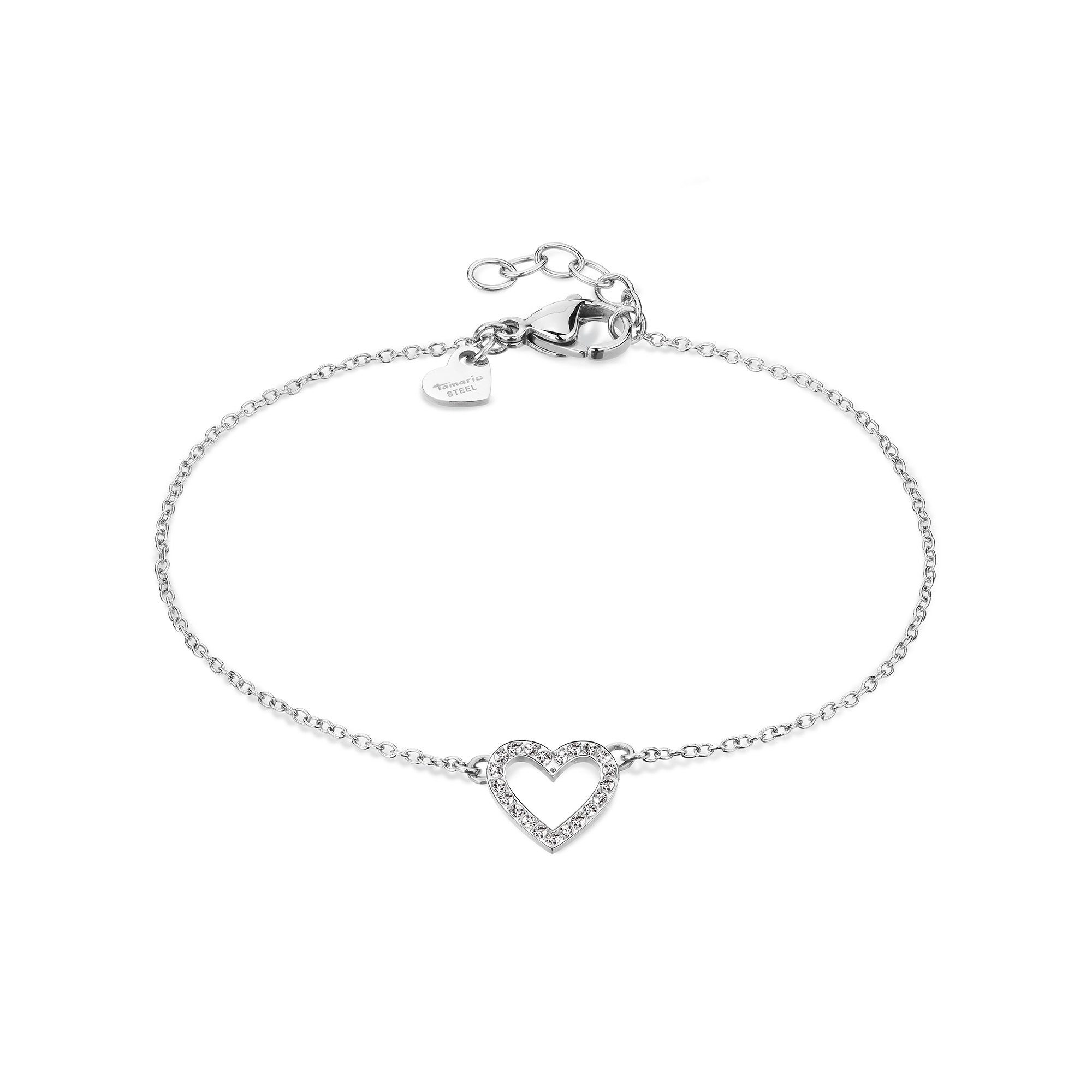 Tamaris Armband Sparkling Hearts Edelstahl