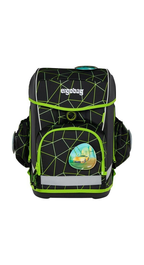 ergobag Schulranzen cubo light Set (6-tlg., 5-teiliges Set), wiegt nur 780g