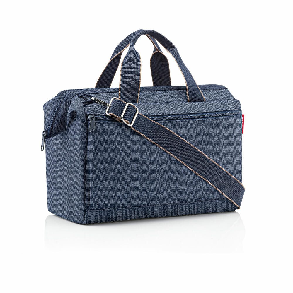 REISENTHEL® Reisetasche allrounder S pocket Herringbone Dark Blue günstig online kaufen