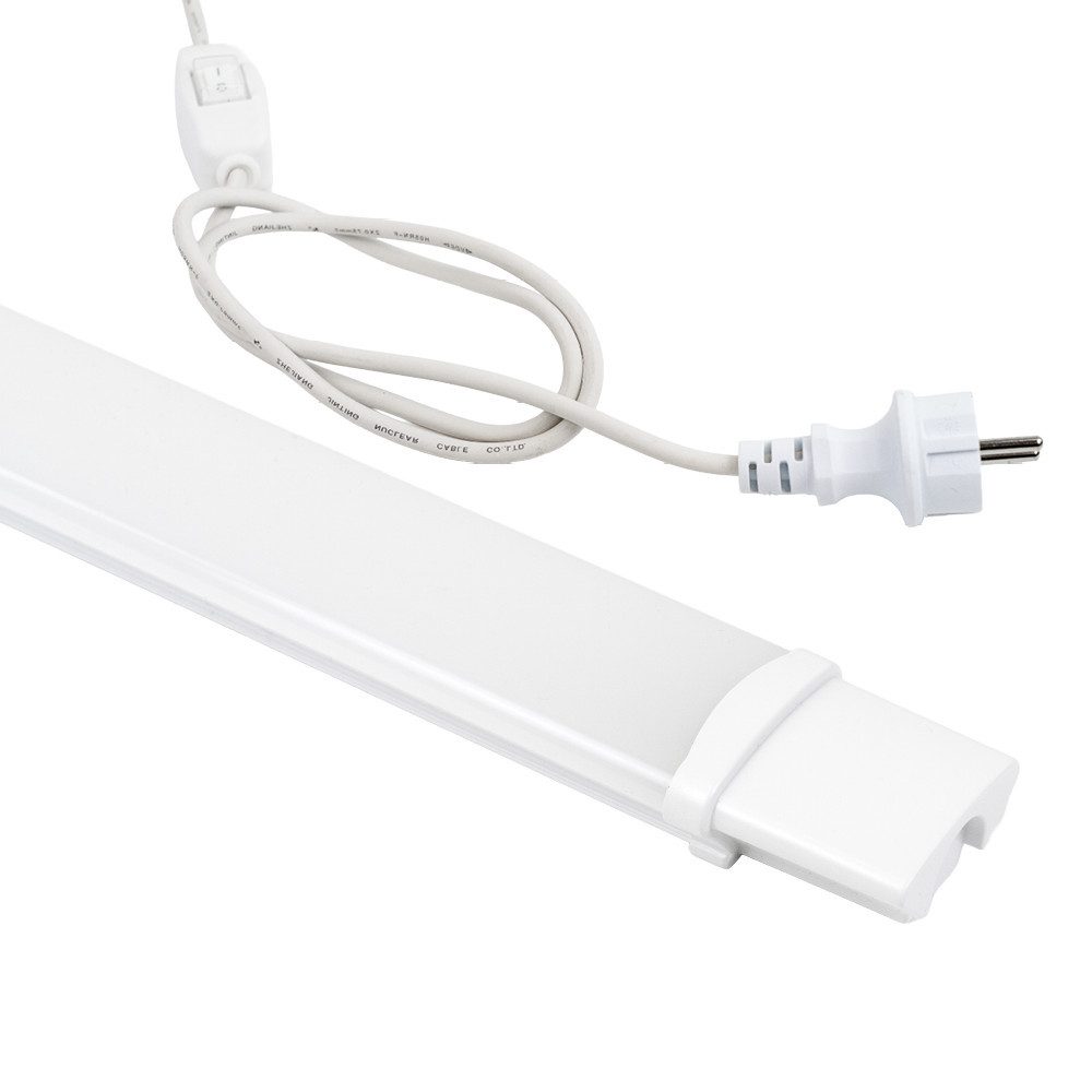 LUXULA LED Unterbauleuchte LUXULA LED Feuchtraumleuchte 90 cm 22 W 4000 K Neutralweiß Weiß, Neutralweiß