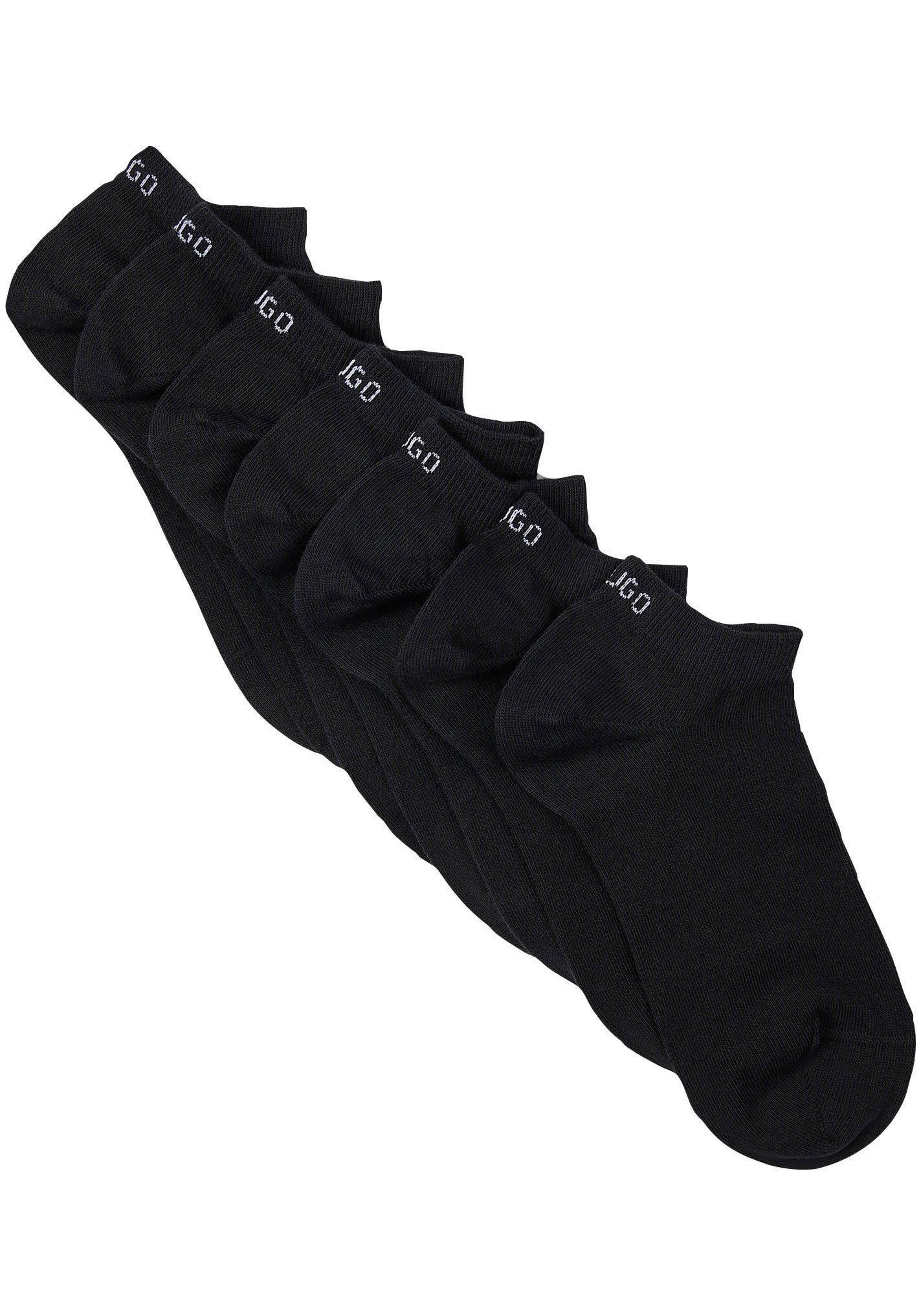 HUGO Sneakersocken Socken 6P AS UNI CC W 10 (6-Paar) mit Markenschriftzug a günstig online kaufen