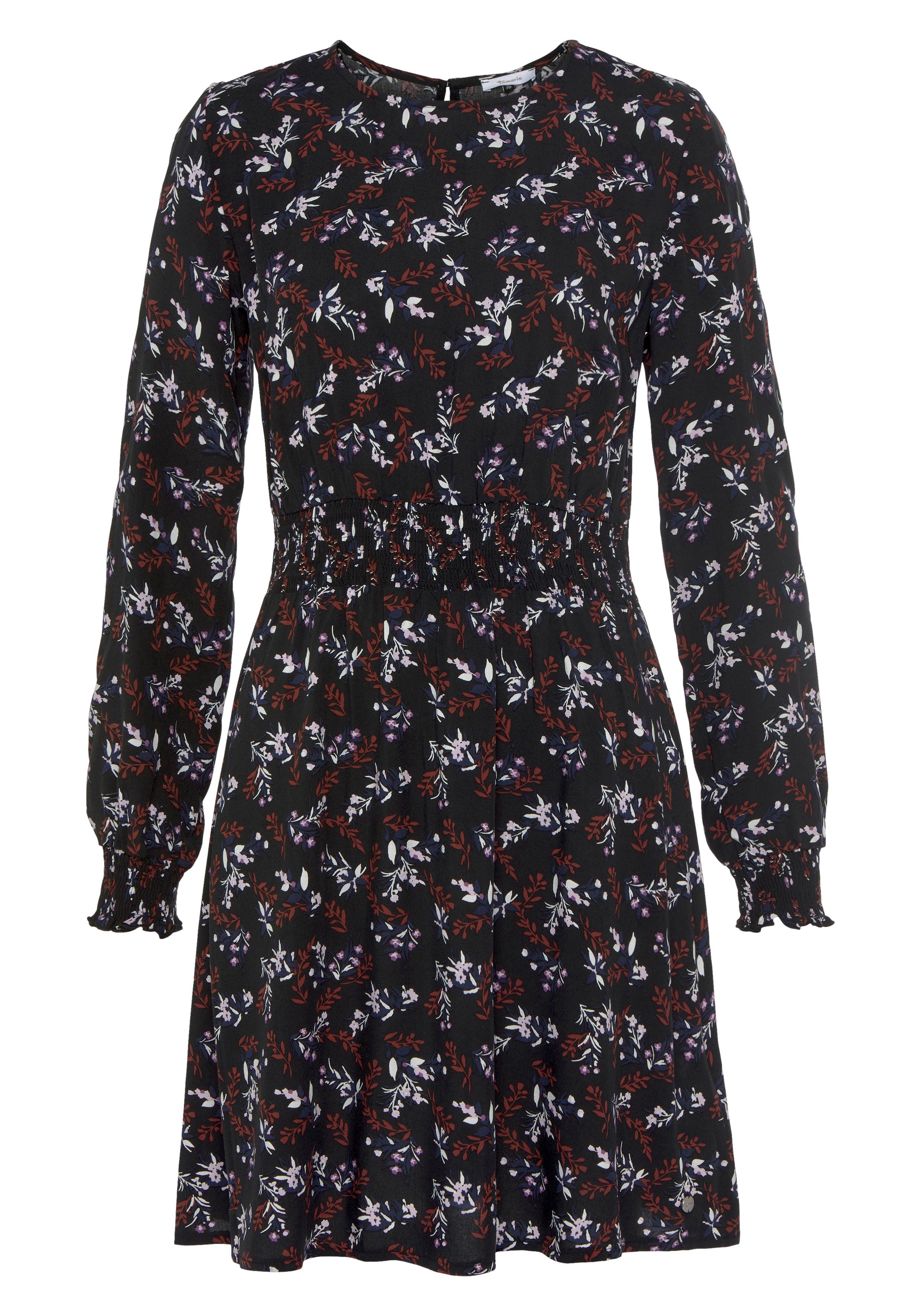 elegantem Blumenprint mit Tamaris Minikleid