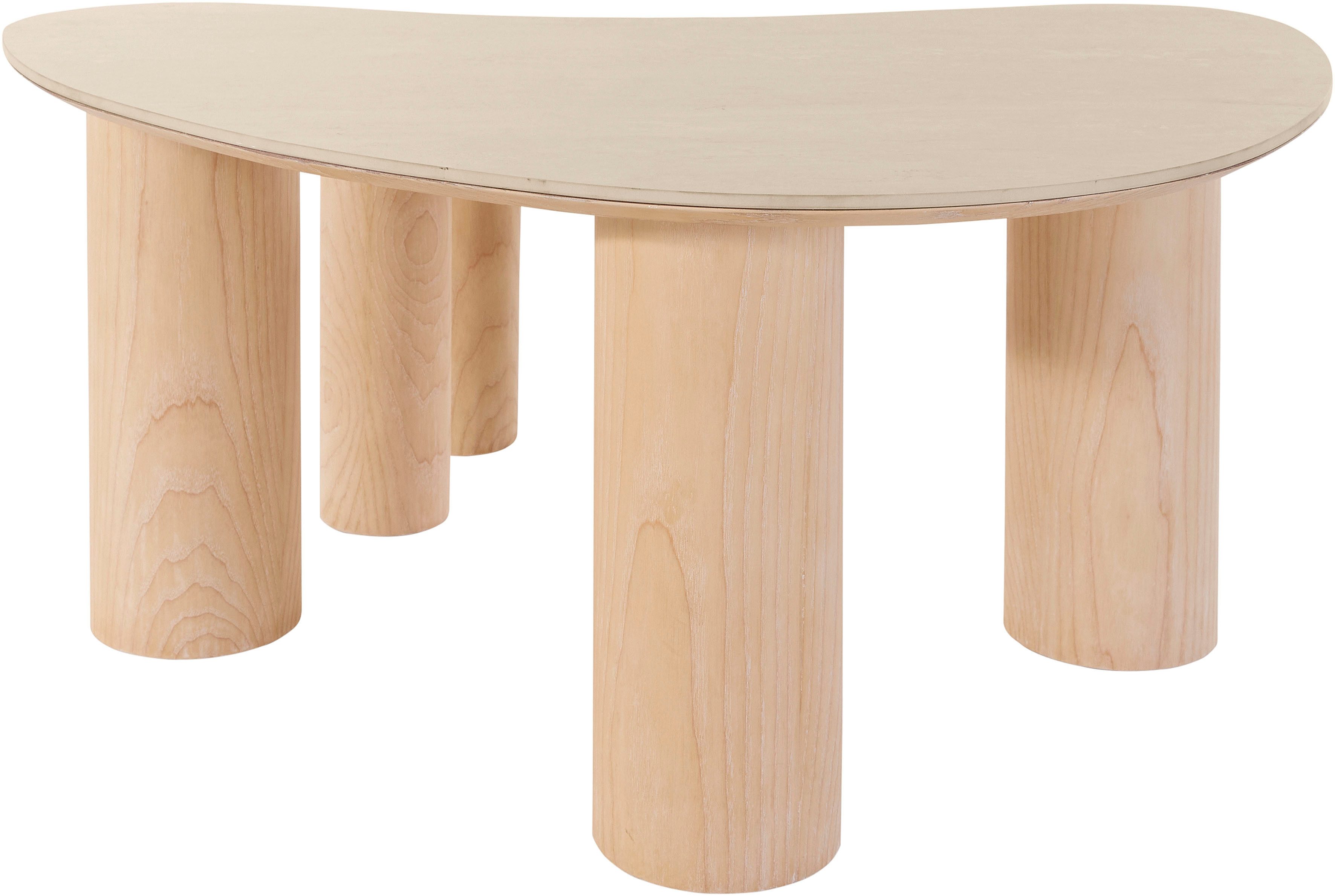 homsy by Ana Johnson Couchtisch Laysy (Set, 2-St), mit einer Keramikplatte und massiven Eschenholzbeinen – Bild 4 von 5