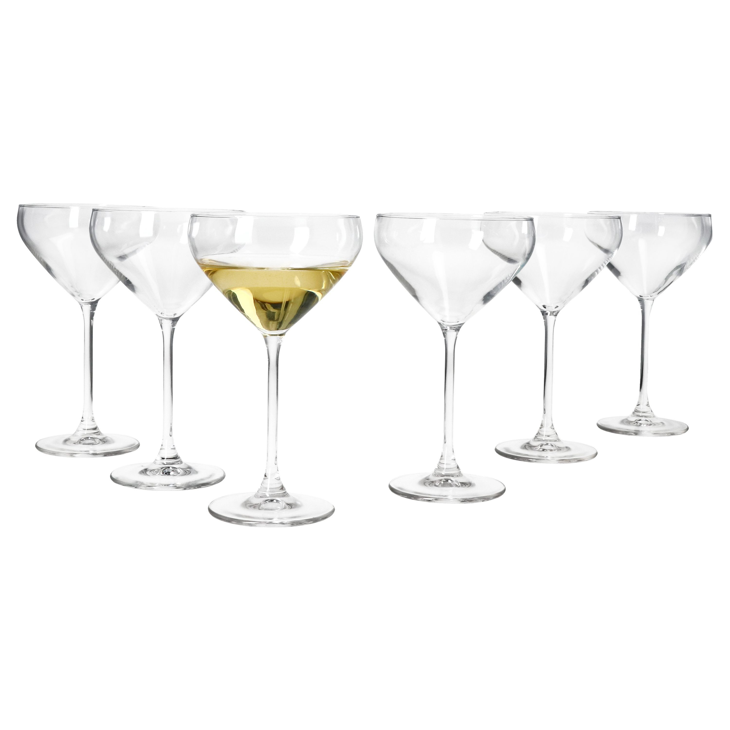 MamboCat Sektglas 6x Doyenne Champagner-Schalen 150ml Sekt-Schale Cocktail-Gläser, Glas