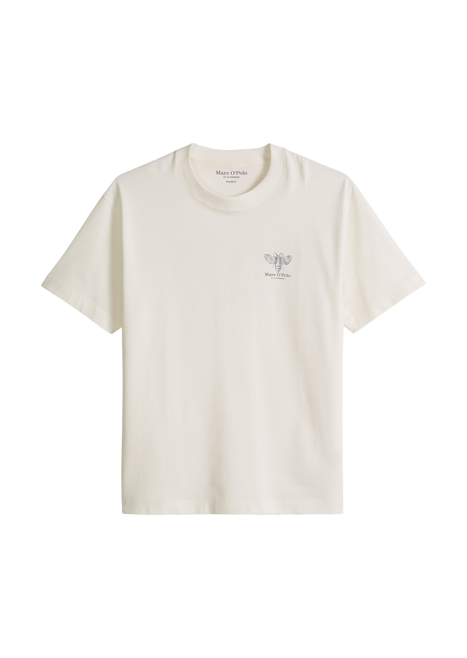 T-Shirt mit beidseitigen Insektenprints