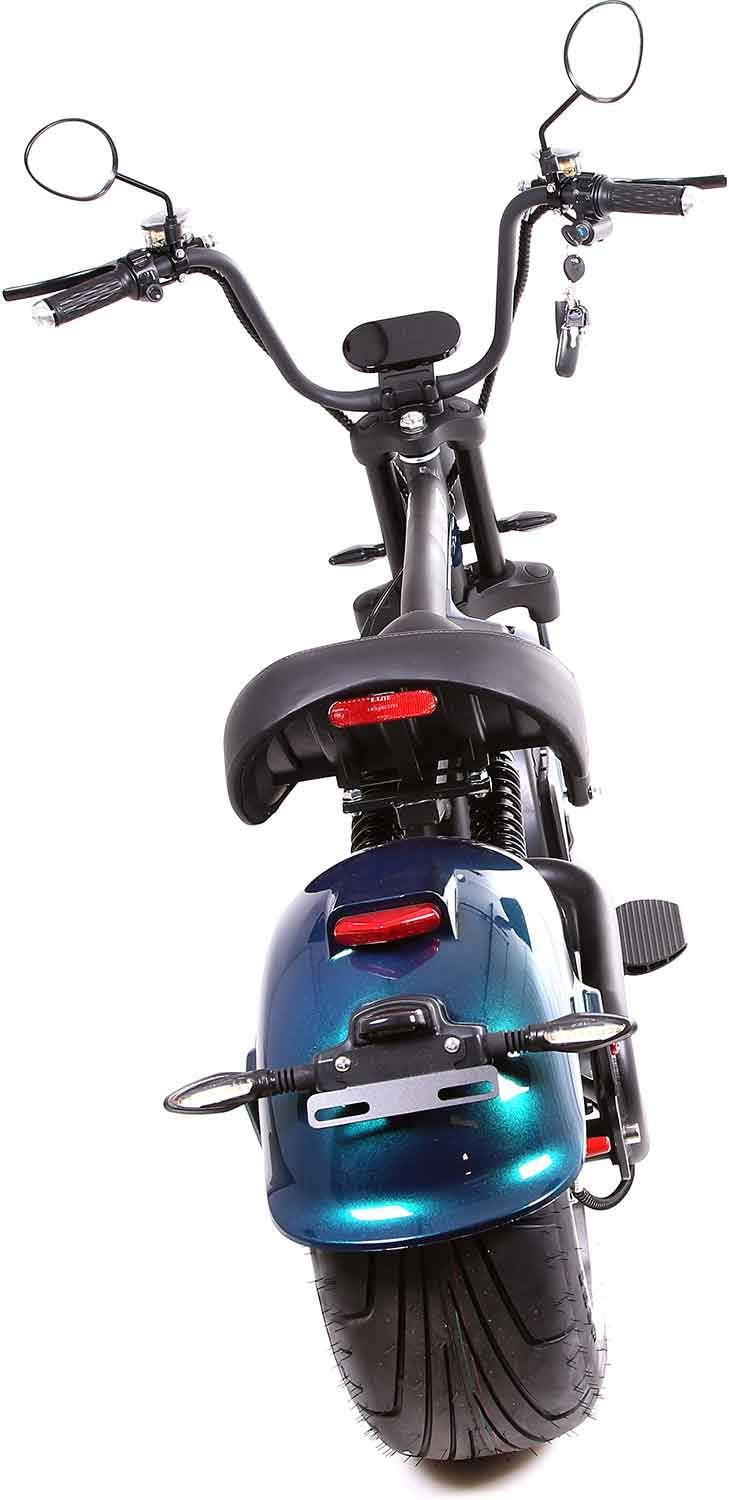 SXT Scooters E-Motorroller SXT Straßenzulassung km/h, Grizzy, W, 2700 mit 45 blau
