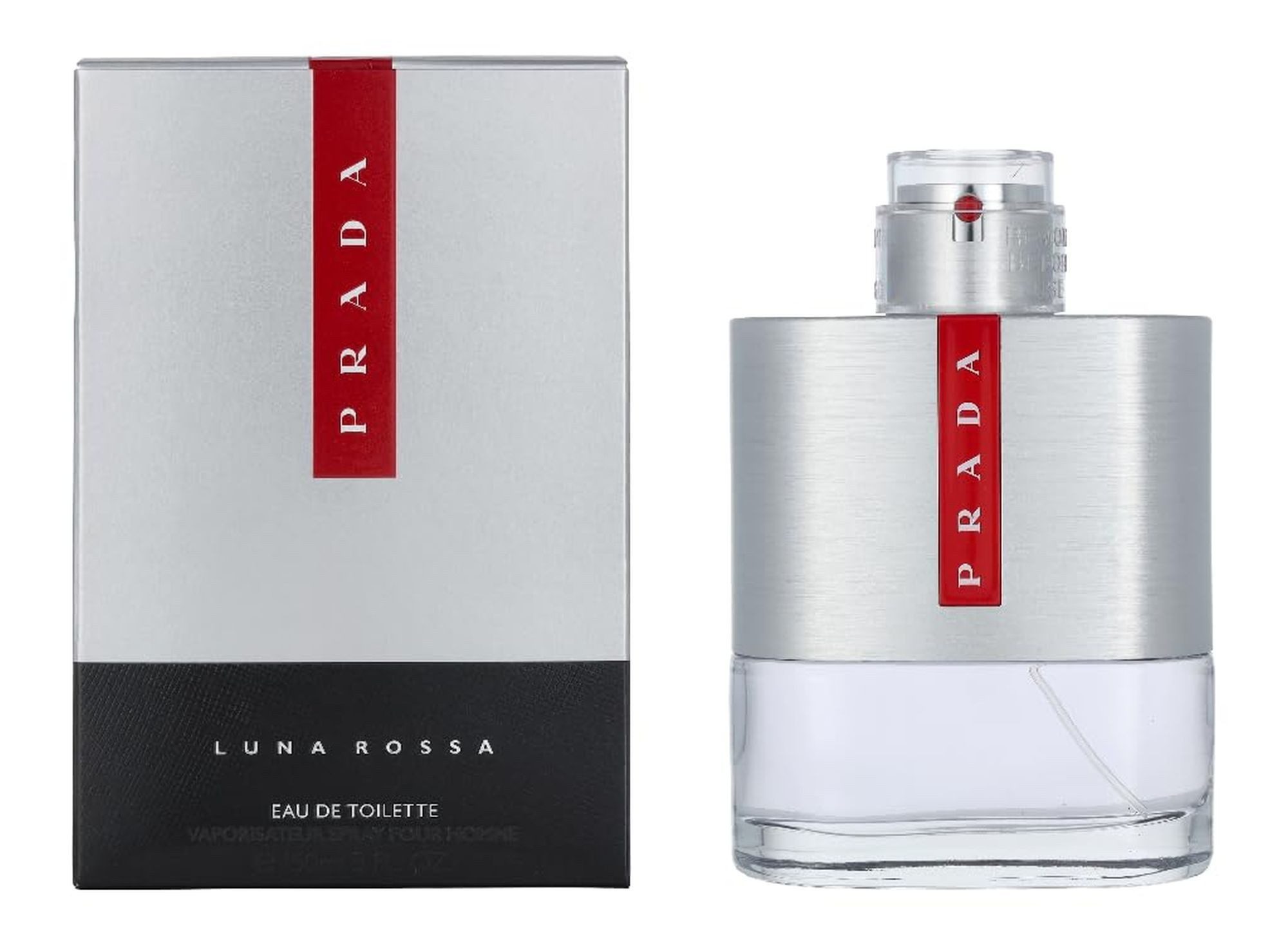 PRADA Eau de Toilette Luna Rossa EDT Herren Spray mit Reiseduft, Frisch-aromatischer Duft mit Bitterorange, Lavendel und Minze