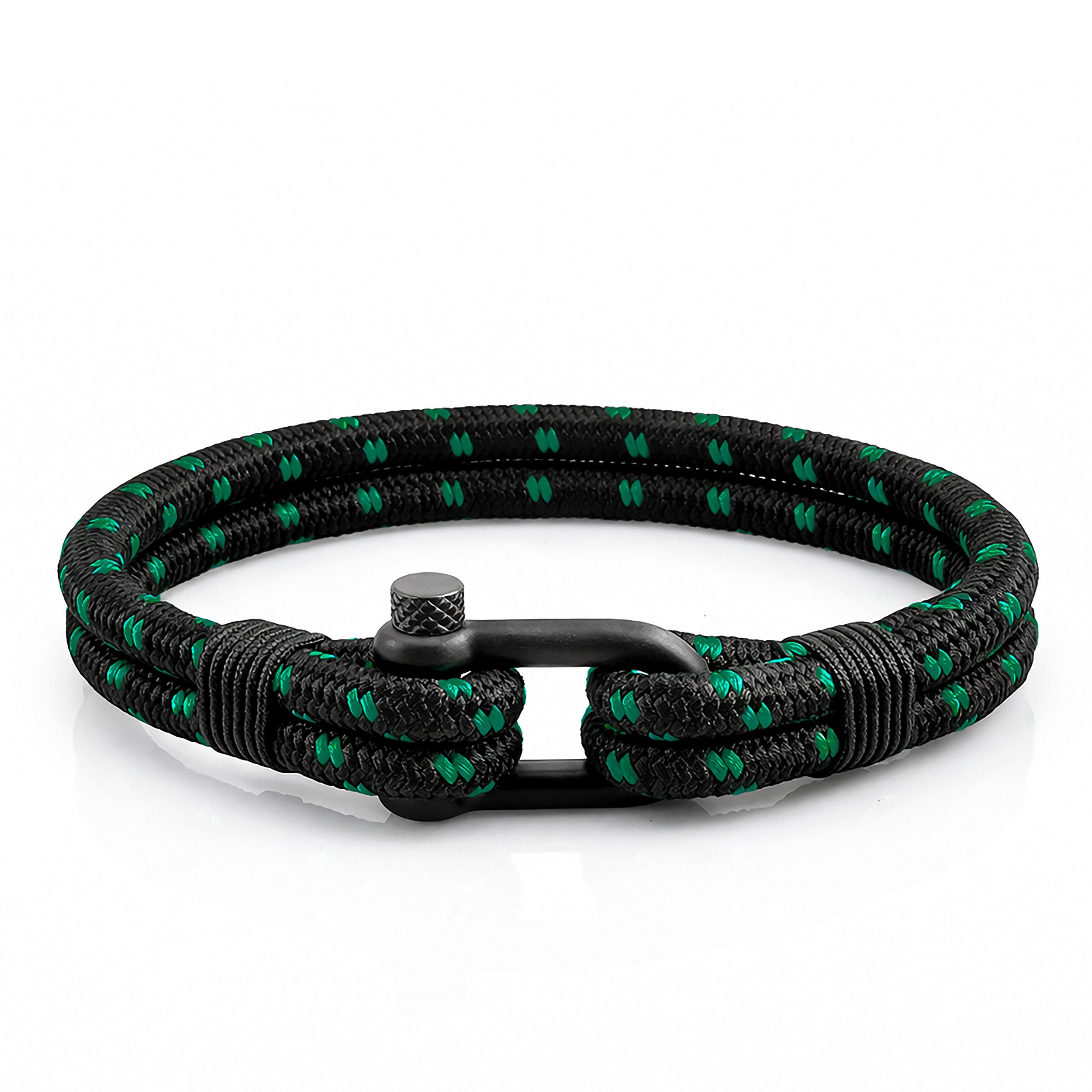 Armband maritimes Segeltau „DELMARE“– Nautic Style mit Schäkelverschluss