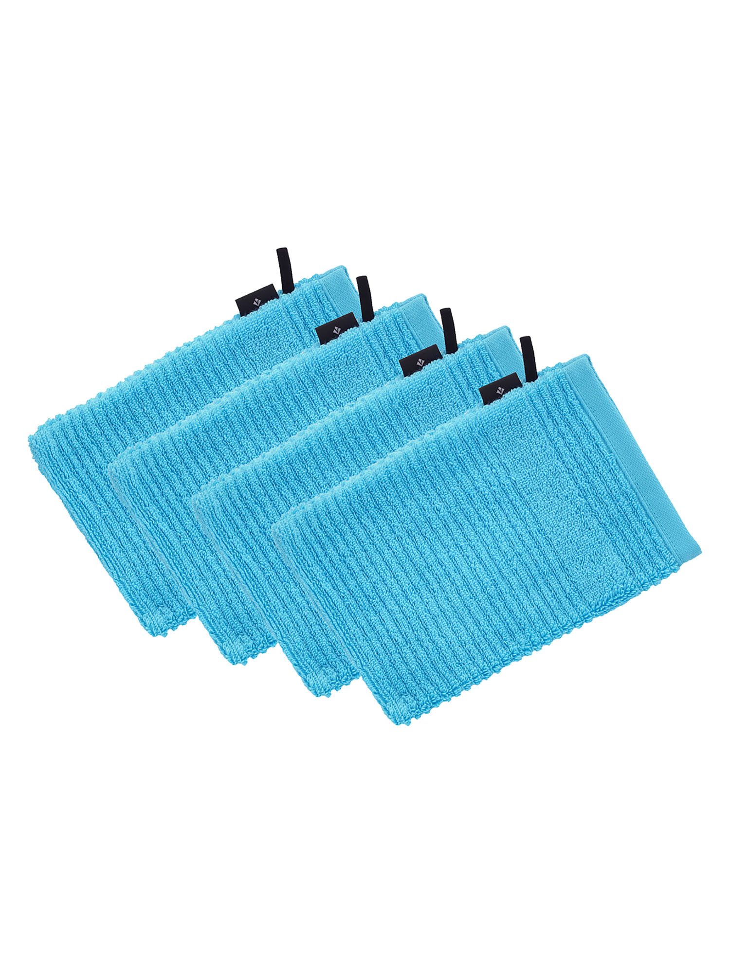 Vossen Waschhandschuh 4er Pack Waschhandschuh 22 x 16 cm Tomorrow, Frottier (Spar-Set, 4-St)