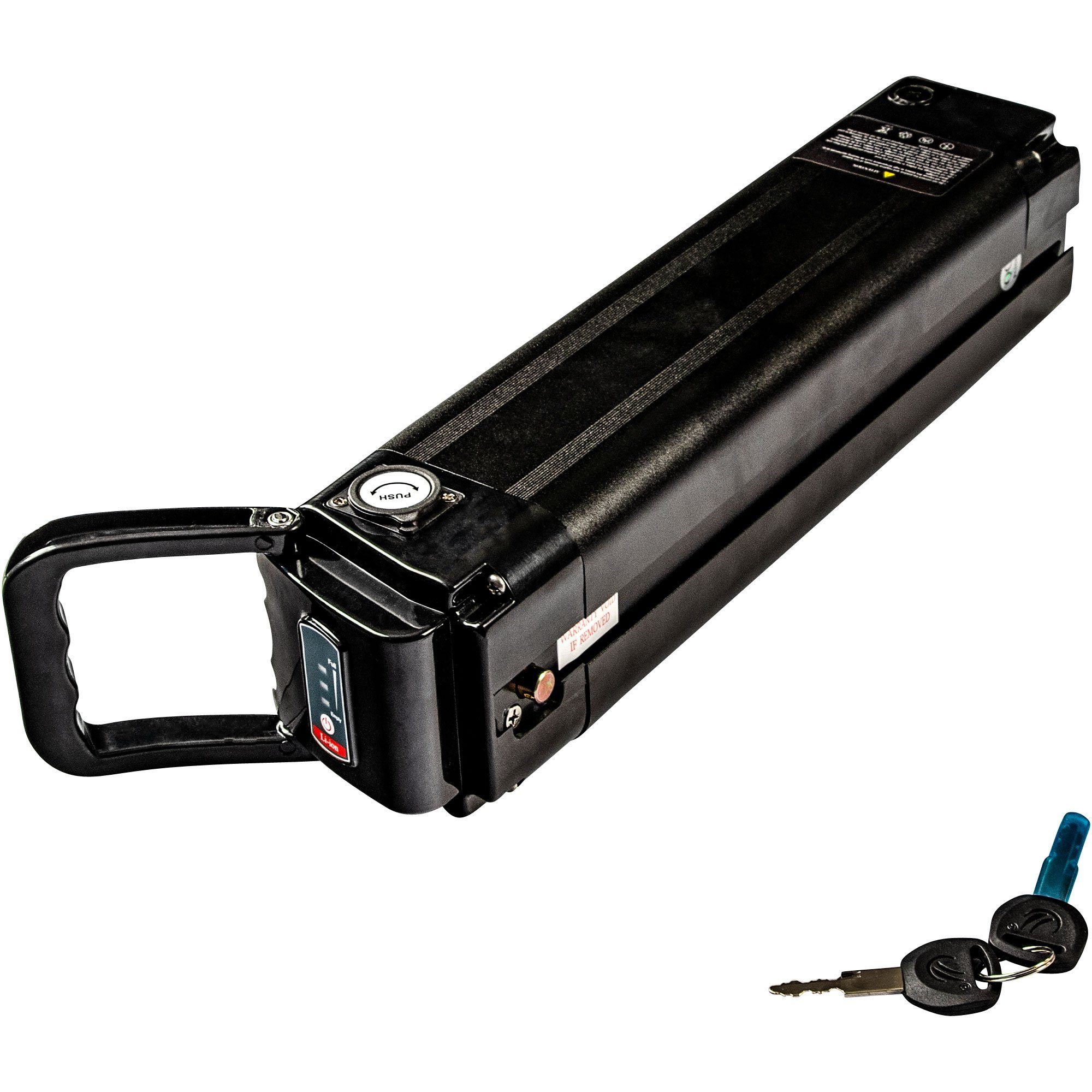 Zündapp Z510 E-Bike Akku 10400 mAh (36 V, 1 St), E-Bike Akku 374,4 Wh Sitzrohrakku 3 poliger Stecker Fahrradakku