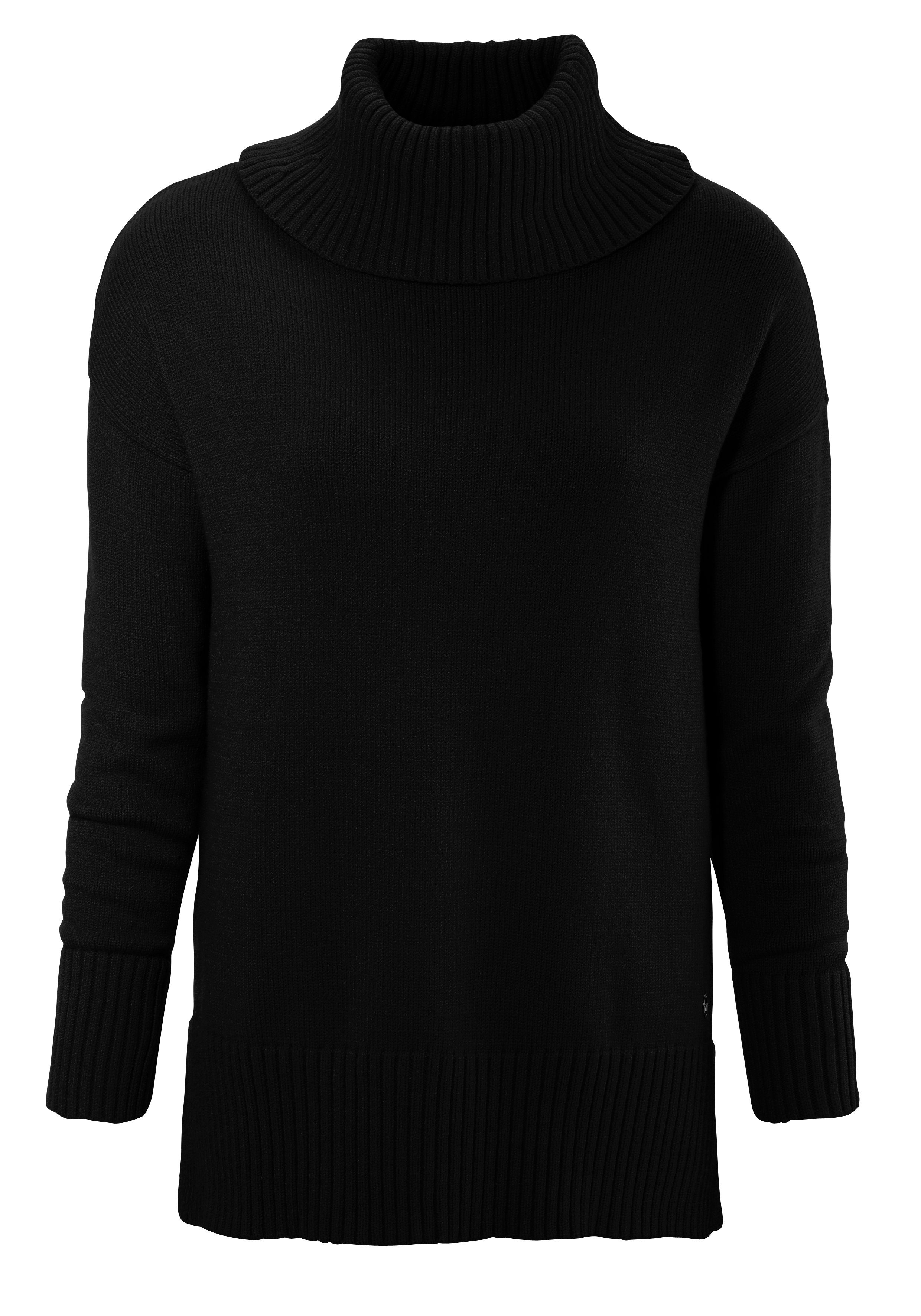 Tamaris Rollkragenpullover in lässiger Form mit seitlichen Schlitzen. Reduzierter Preis € 34,99. Unverbindliche Preisempfehlung € 49,99