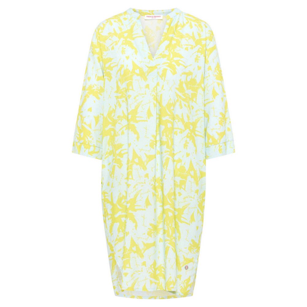 Frieda & Freddies NY Blusenkleid yellow palm günstig online kaufen