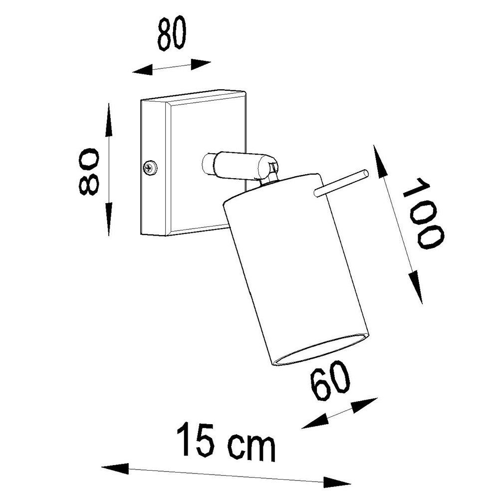 Leuchtmittel mit nicht Wandleuchte Spotstrahler inklusive, Wohnzimmer Wandleuchte, Beleuchtung etc-shop