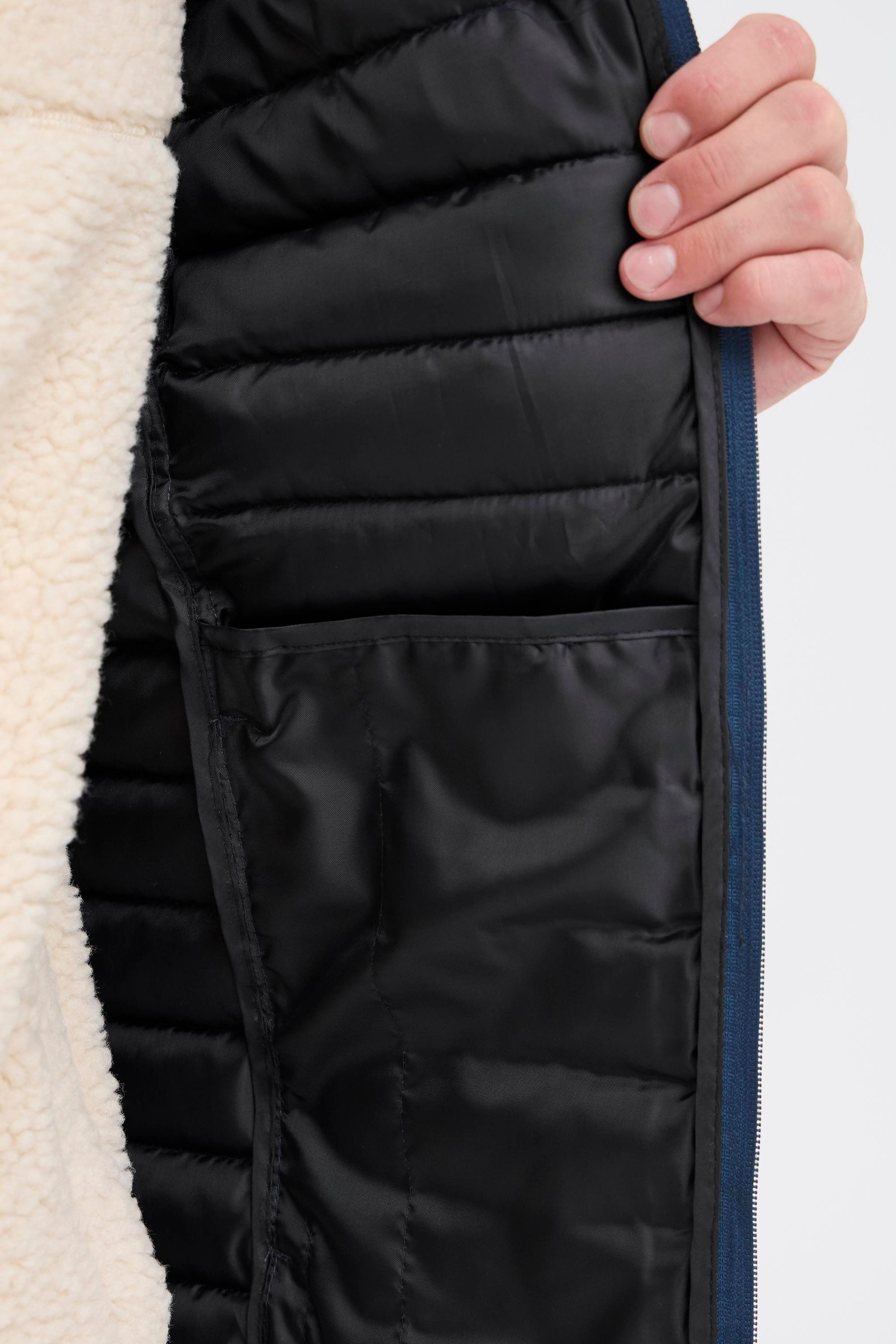 Blend Steppweste BHMRomic Stilvolle Basic Steppweste mit Taschen