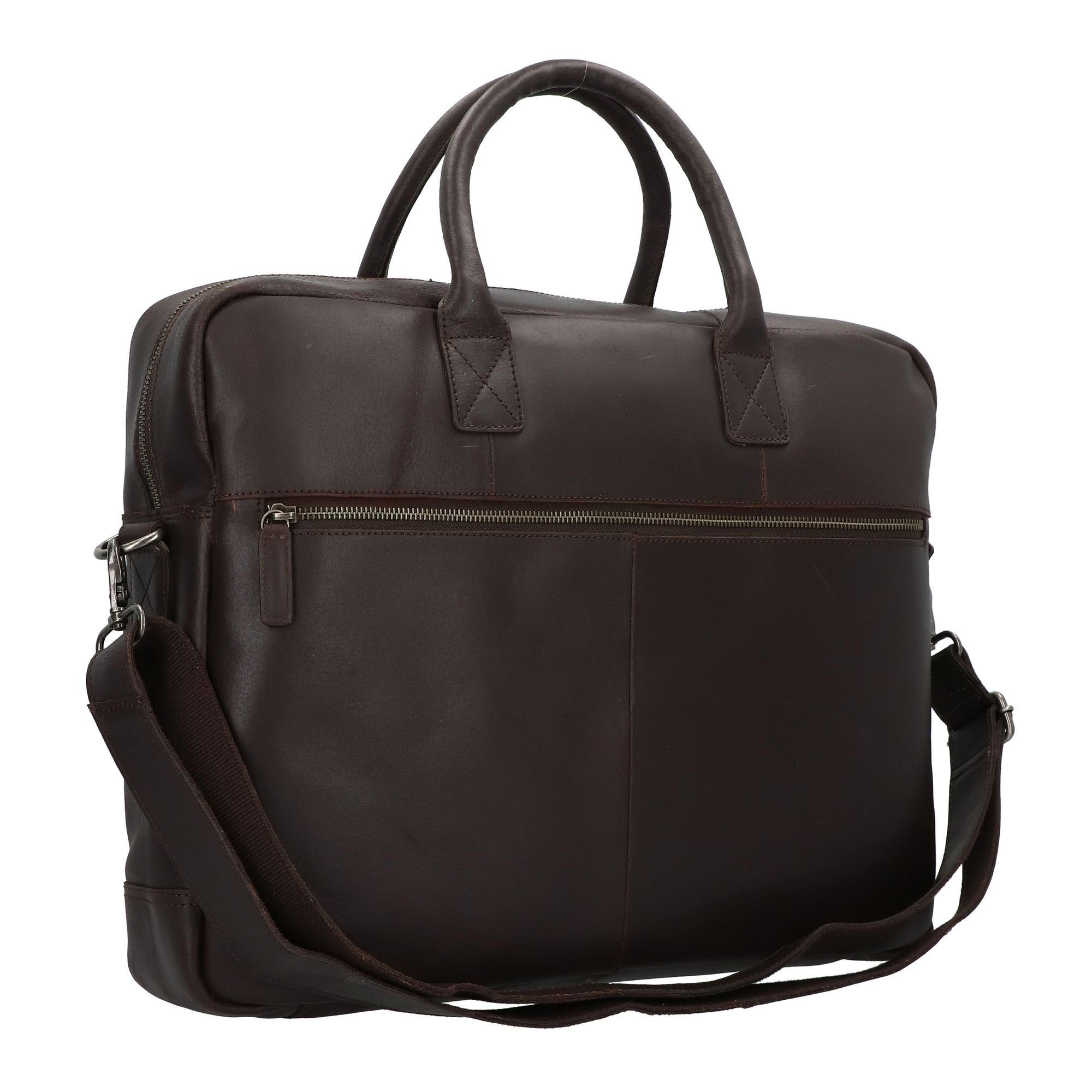 Burkely Aktentasche Vintage, Leder