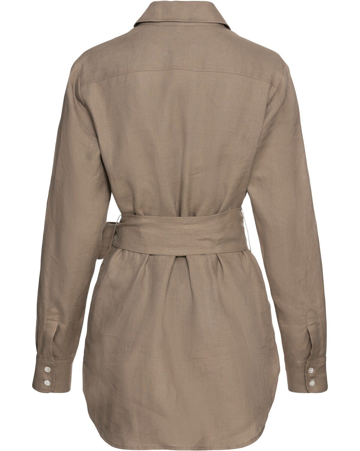 Brigitte von Schönfels Hemdbluse Lange Bluse mit Bindegürtel günstig online kaufen