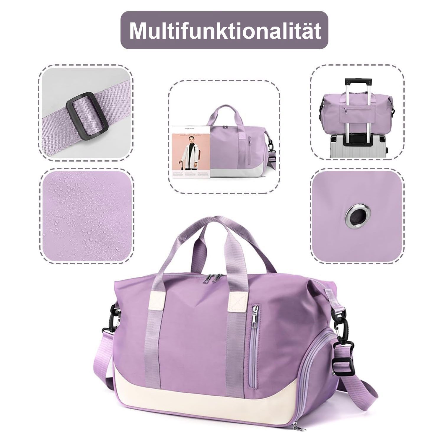 REDOM Reisetasche Trainingstasche Sporttasche Handtasche Schultertasche günstig online kaufen