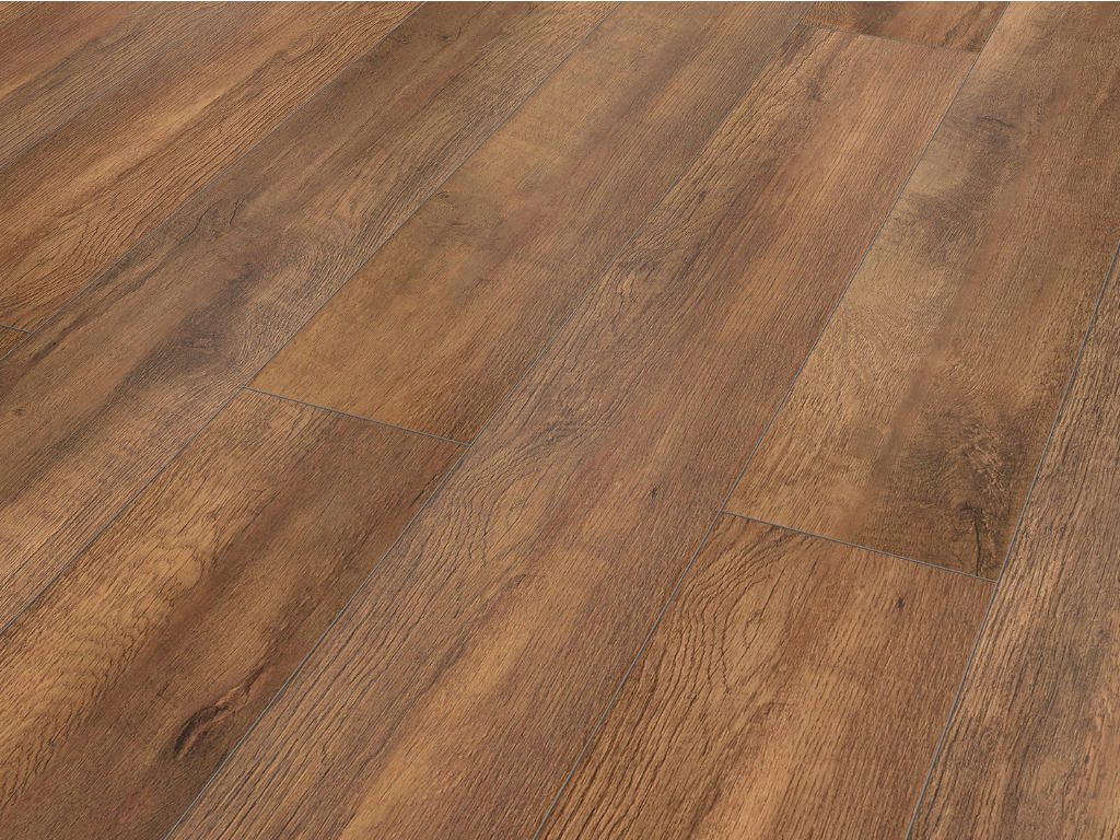 BASICfloor Laminat Laminat Eiche sägerau hell braun Landhausdiele