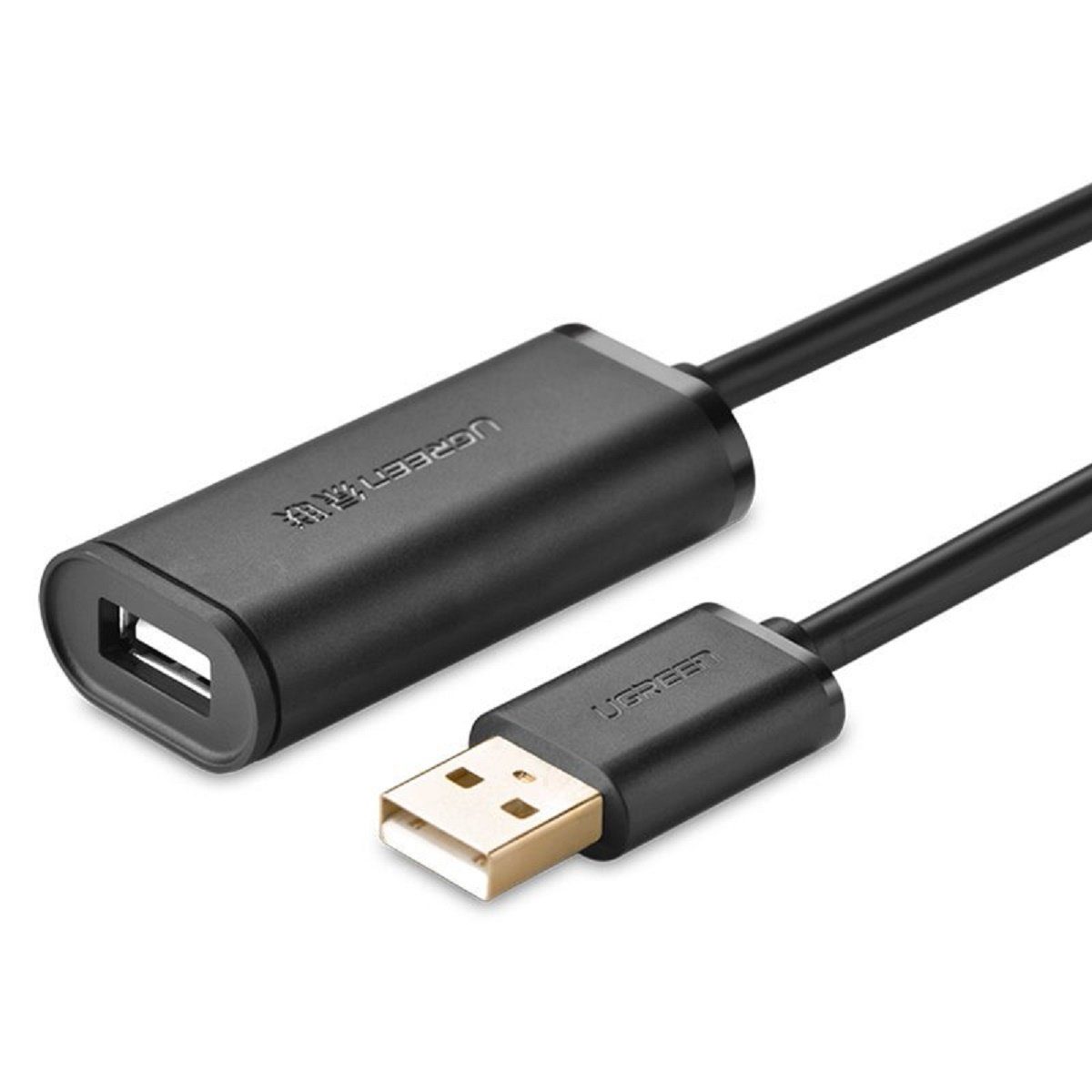 Goobay USB Verlängerungskabel 2 M – Mit Halterung, USB 2.0 Typ A, Für Autoradio & Schreibtisch