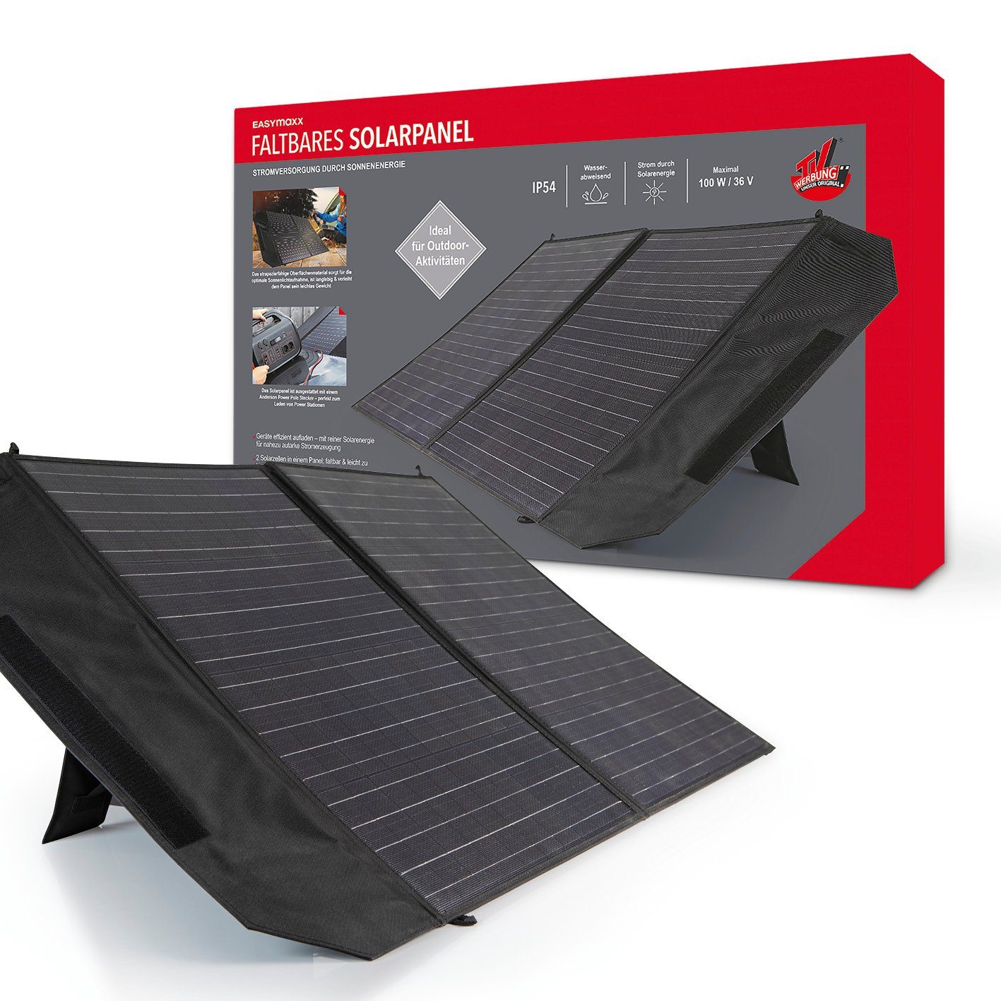 EASYmaxx Solarpanel faltbar - anthrazit - Solar Panel