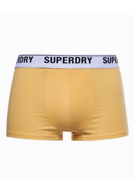 Superdry Trunk Superdry Boxershorts Dreierpack TRUNK MULTI TRIPLE PACK Orange Yellow Grey Mehrfarbig