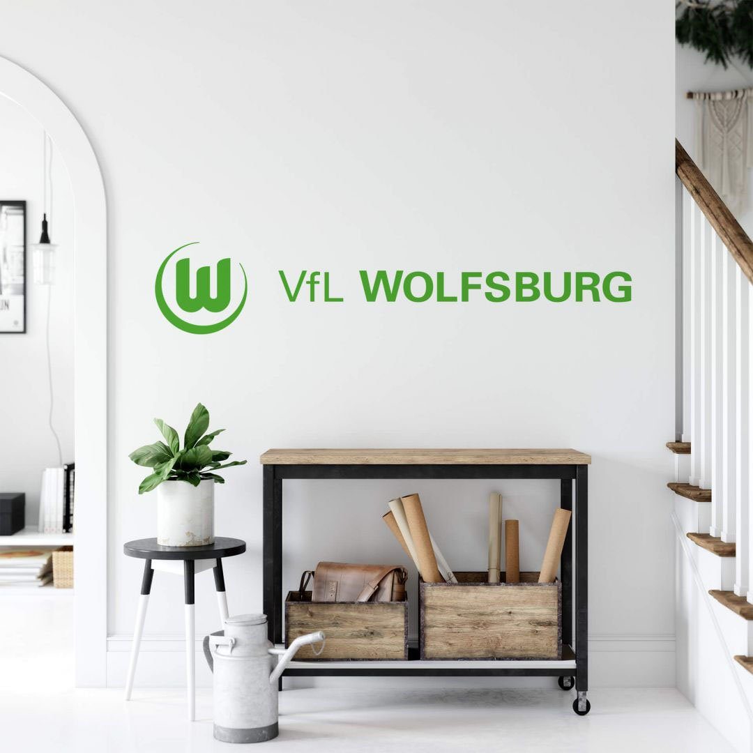 Wall-Art Wandtattoo Fußball Wolfsburg (1 3 VfL St) Logo