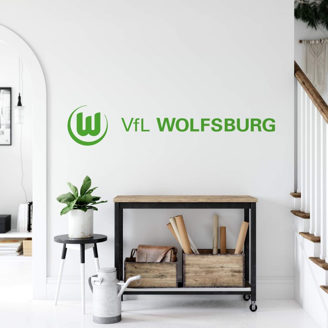 Wall-Art Wandtattoo Fußball VfL Wolfsburg Logo 3 (1 St) | Wandtattoos