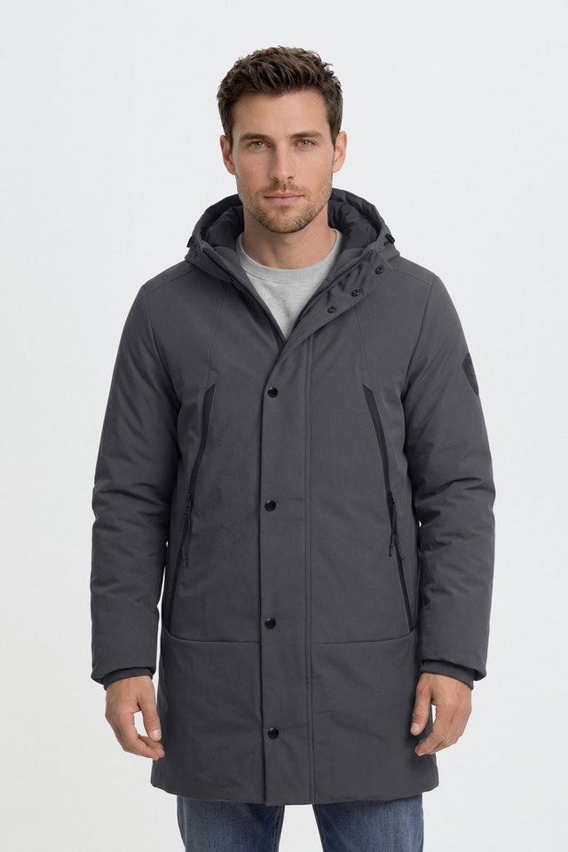 Blend Wintermantel BHTalan Stilvolle Herren Winterjacke mit Kapuze