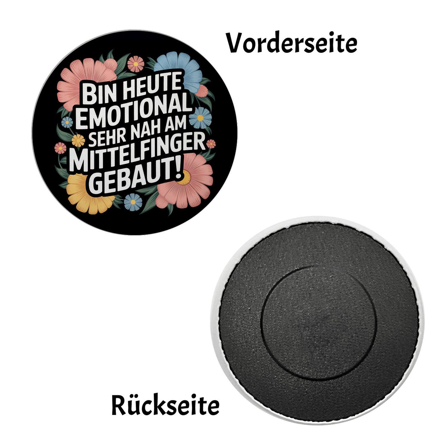 Thumbnail - speecheese Magnet Heute emotional sehr nah am Mittelfinger gebaut Blumensprache Magnet