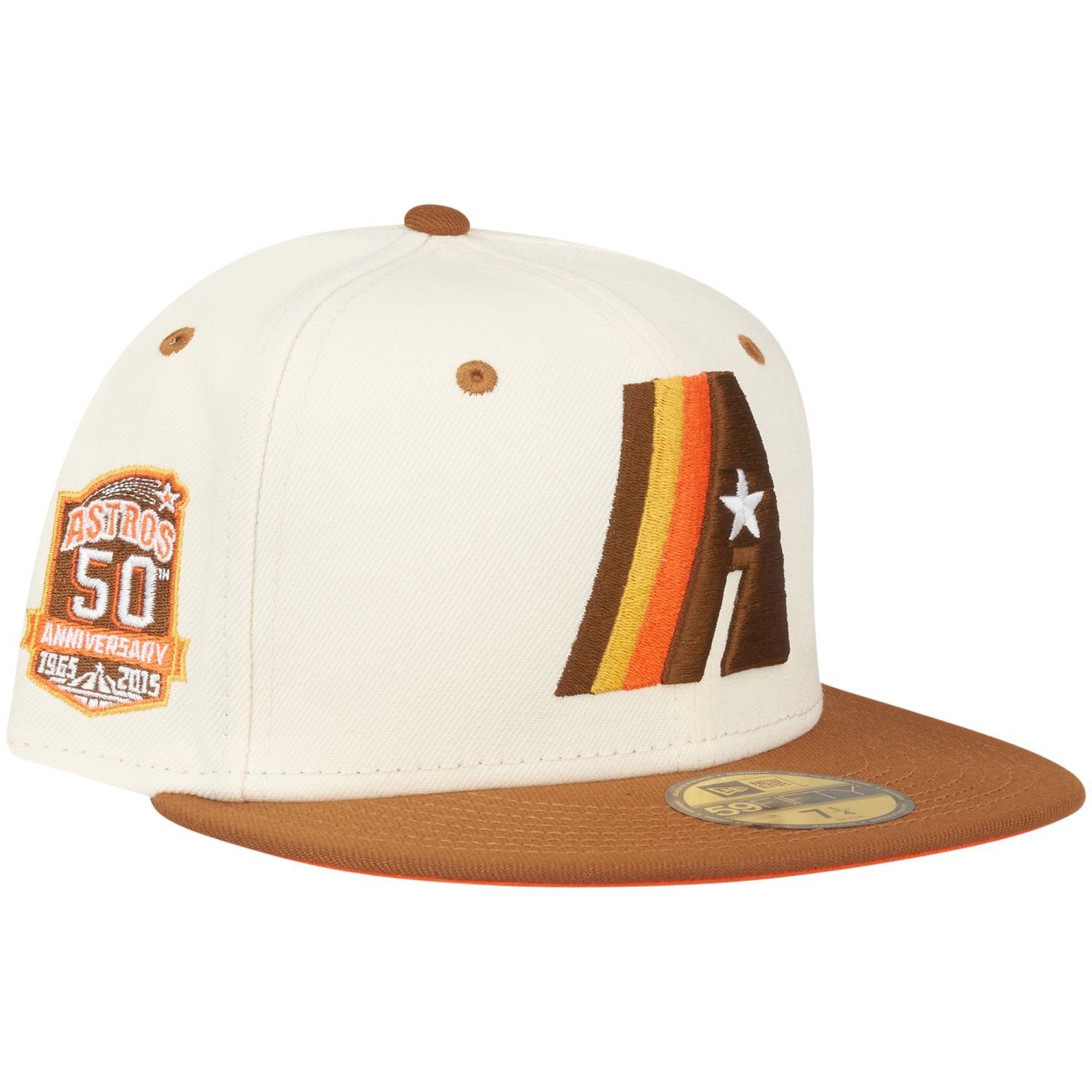 New Era Fitted Cap 59Fifty 50TH Houston Astros chrome