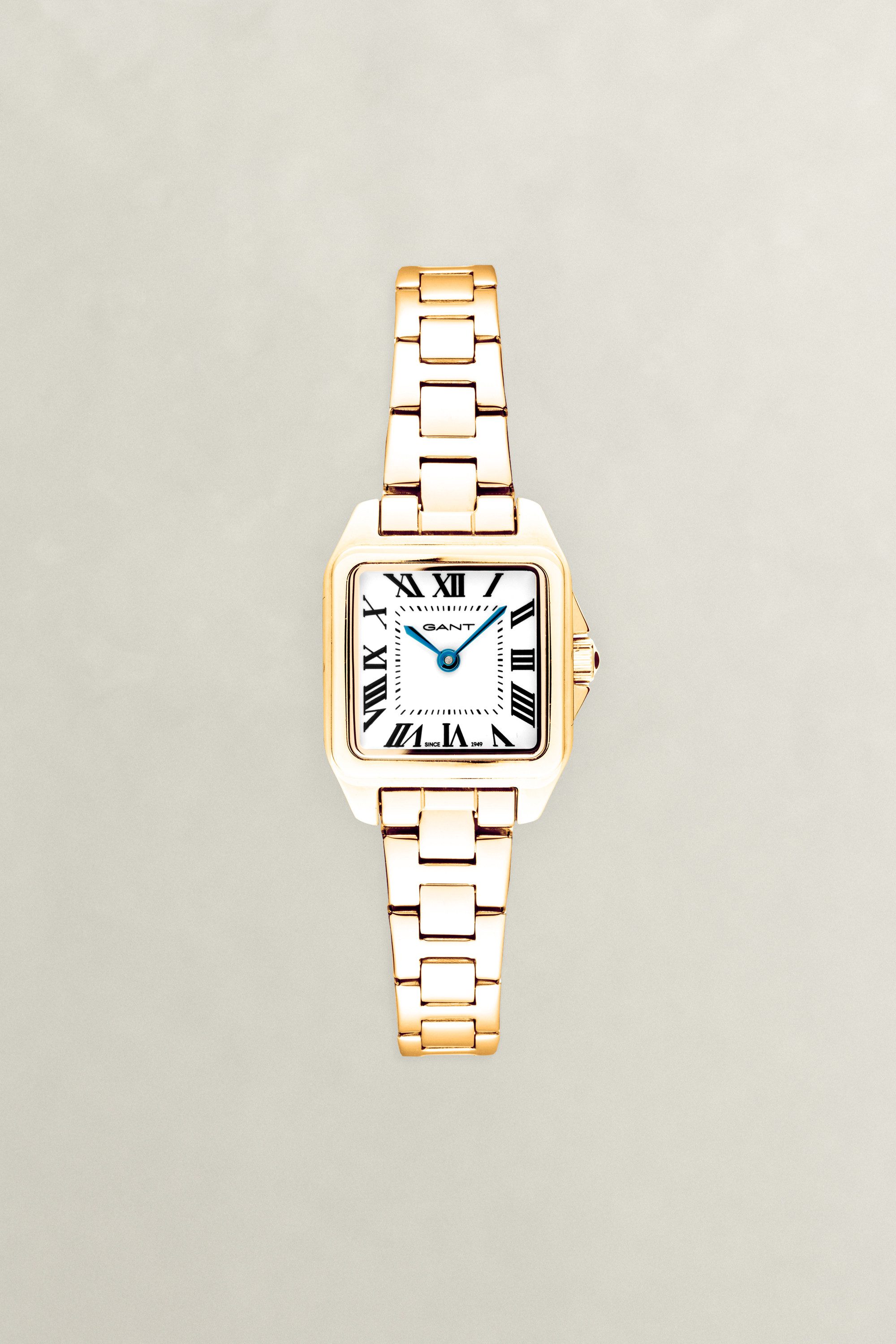 Gant Quarzuhr Seneca G193003, Armbanduhr, Damenuhr, Edelstahlarmband, analog