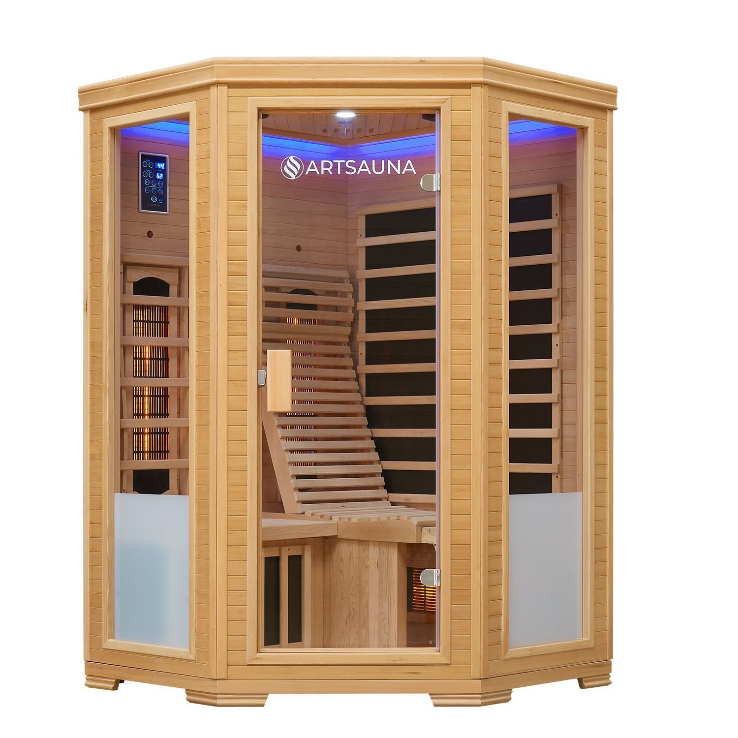 Artsauna Infrarotkabine Aalborg Dual-Technologie, für 2 günstig online kaufen